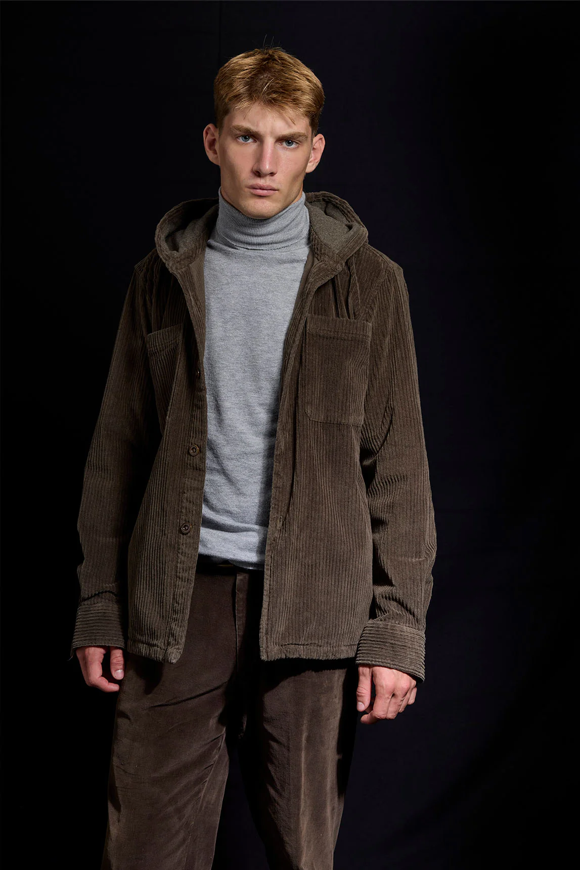 Rivera-spain Sobrecamisa Koike de pana marrón