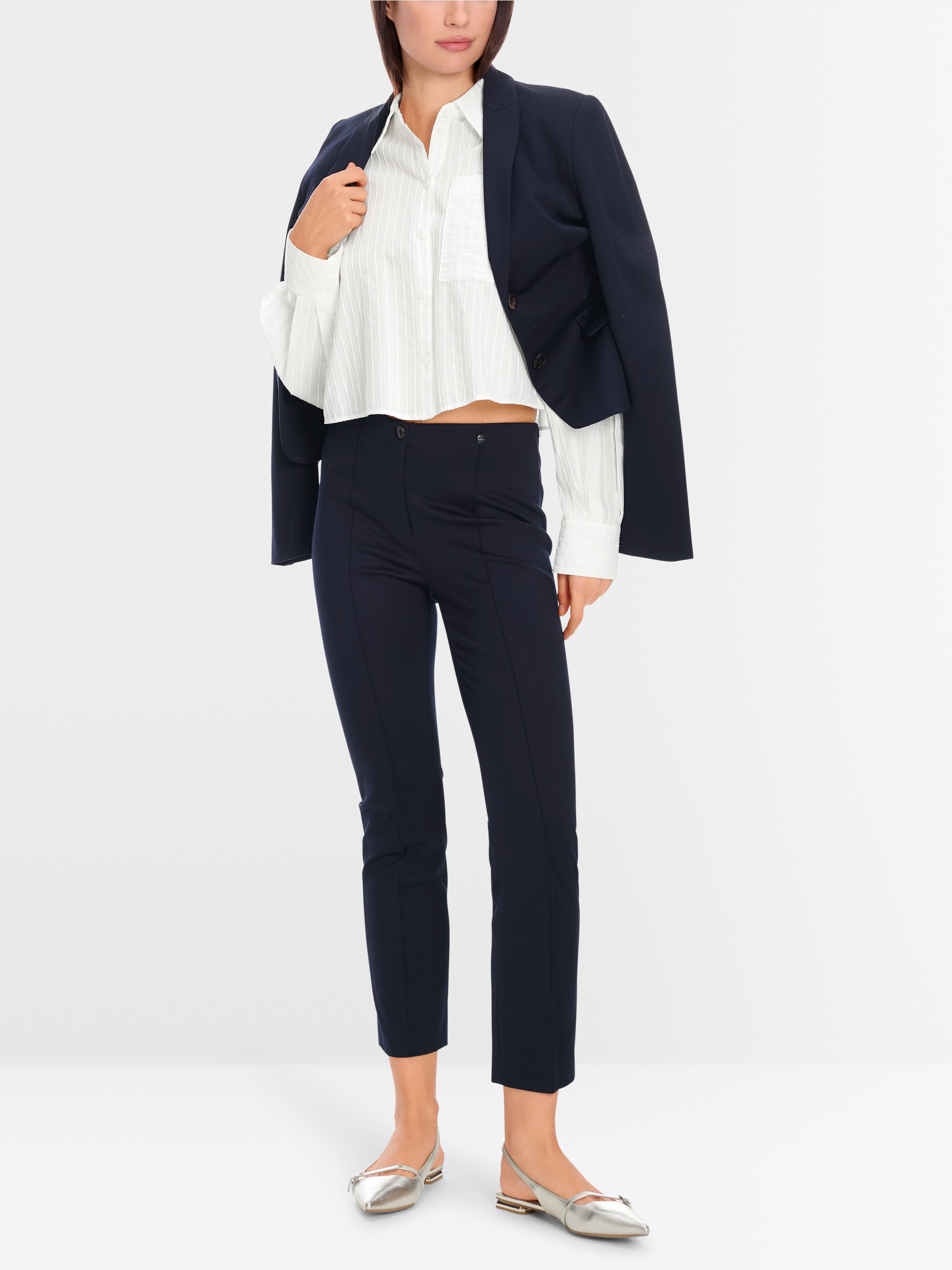 Marc-Cain 7/8 trousers in fine jersey