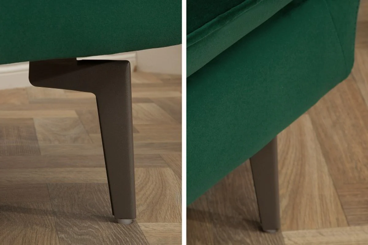 Casa Padrino Designer Living Room Sofa Green 210 x 85 x Alt. 90 cm - Muebles de diseño