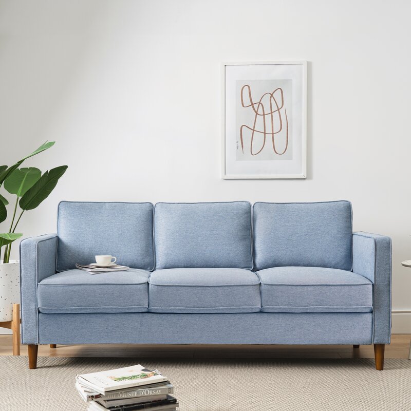 Hana 73�� Square Arm Sofa