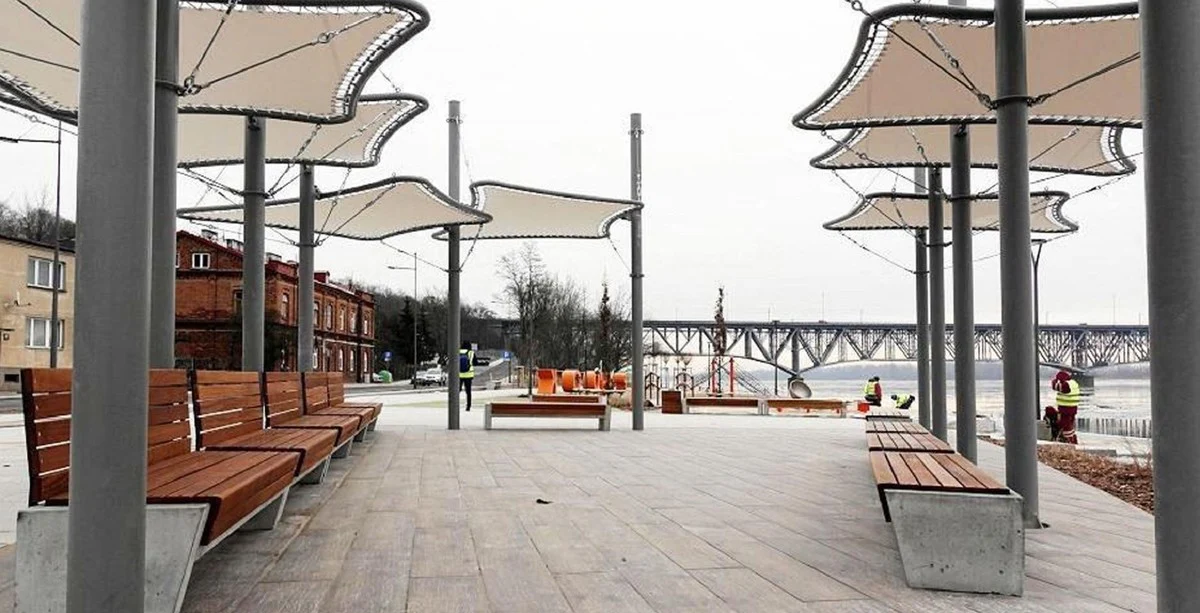 Casa Padrino banco de parque - banco urbano con respaldo marr¨®n / gris 200 cm