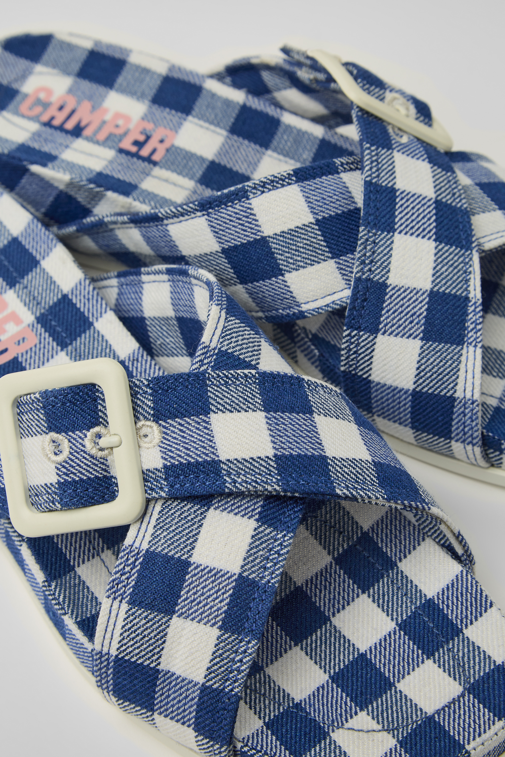 Atonik - Blue and white sandals for women