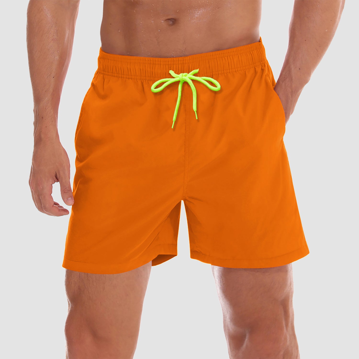 Men's Quick Dry Swimming Trunks with Mesh Lining Beach Shorts Boardshorts Multi Pockets