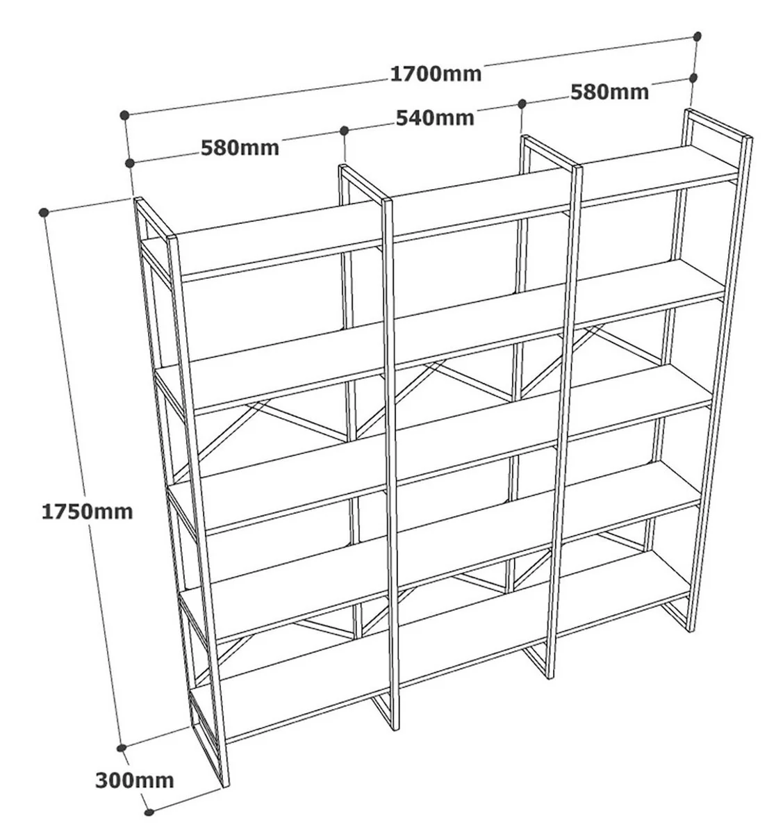Casa Padrino armario estante de lujo con estantes de m¨¢rmol oro / blanco 170 x 30 x A. 175 cm - Armario de libros - Armario de sal¨®n - Muebles de sal¨®n - Muebles de oficina de lujo