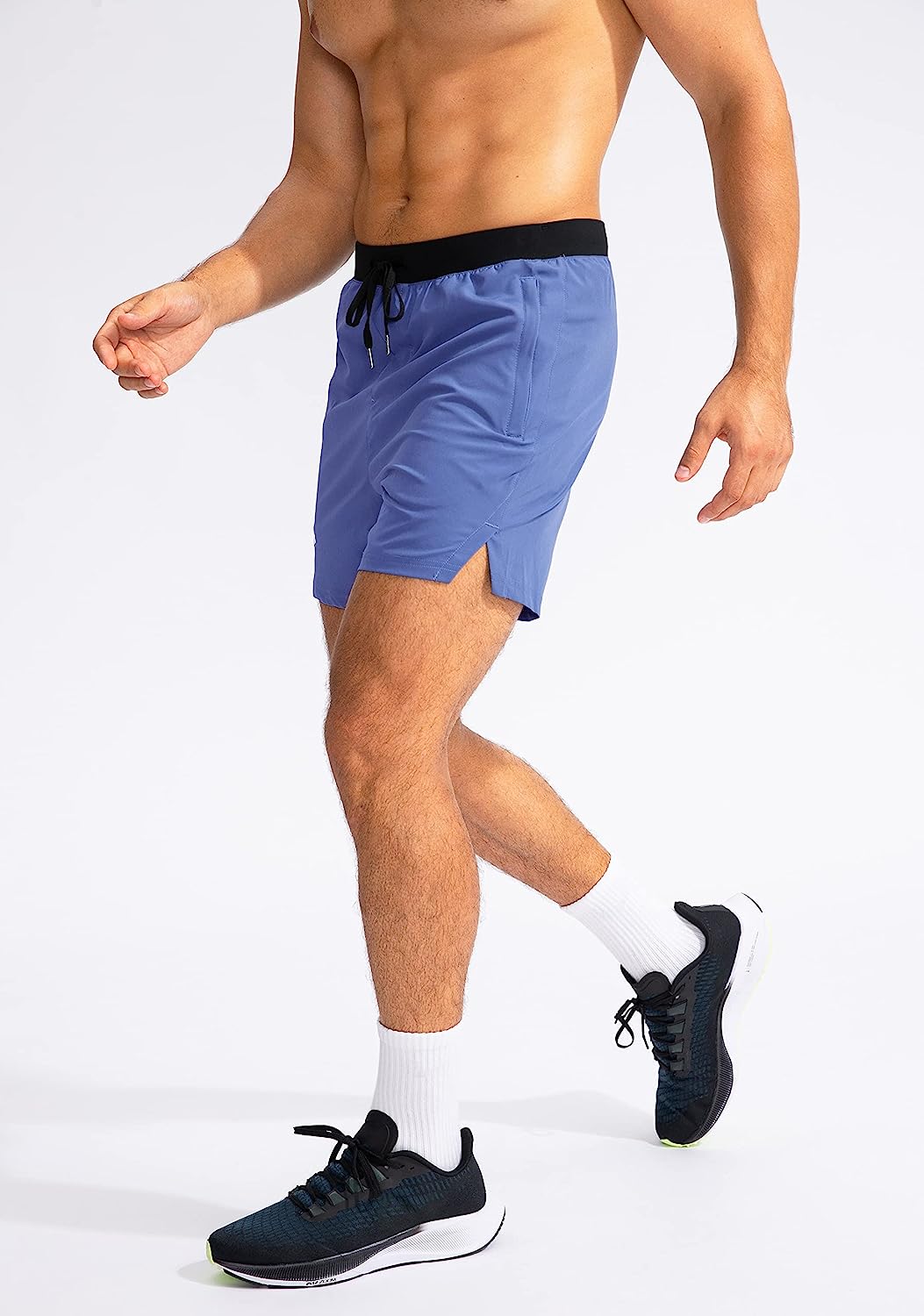 Men's Workout Running Shorts 5 Inch Lightweight Quick Dry Soccer Gym Athletic Shorts for Men with 3 Pockets