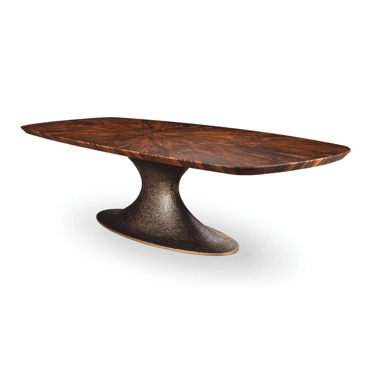 Casa Padrino mesa de comedor de lujo marr¨®n / amarillo oro antiguo 310 cm - Muebles de comedor