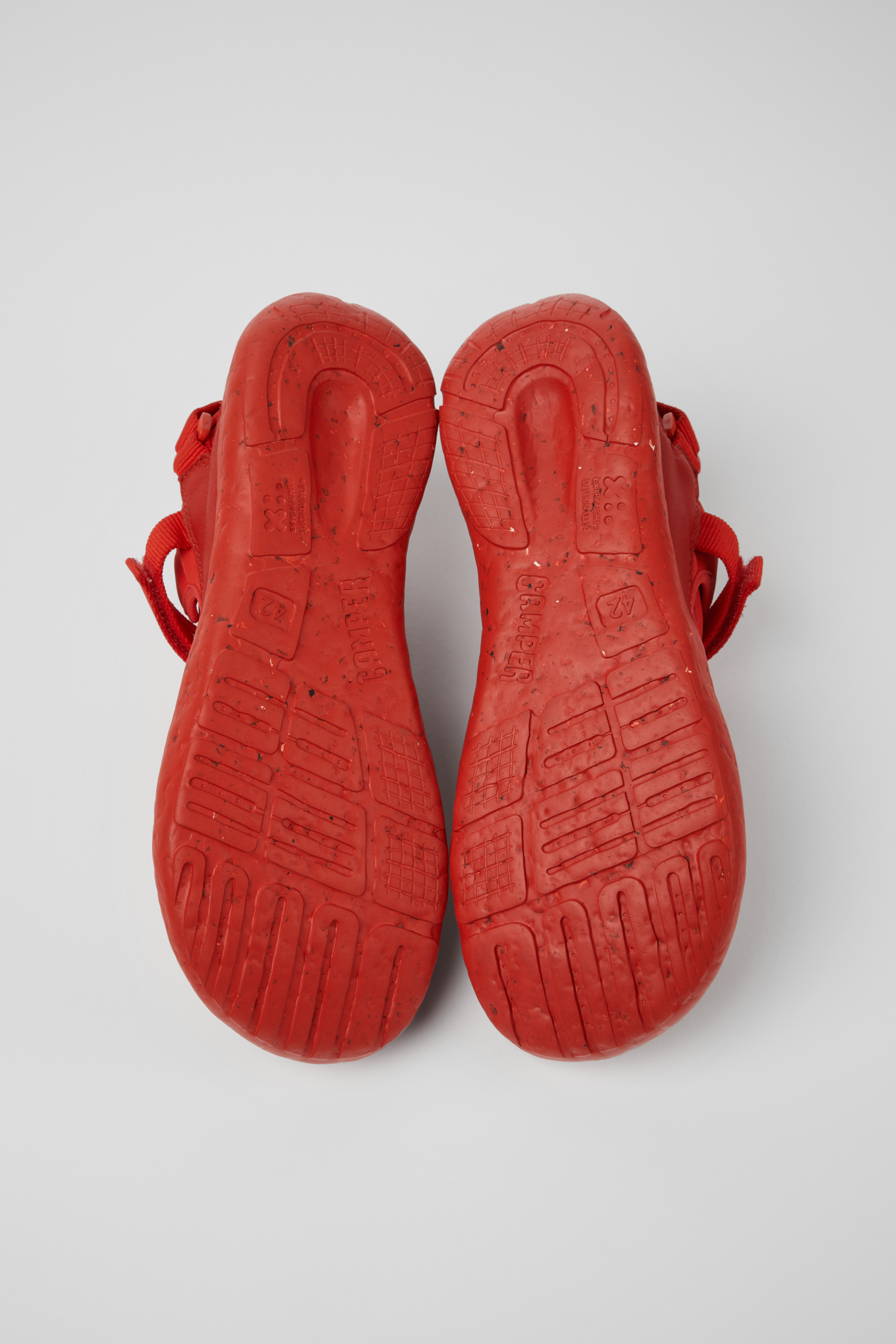 Peu Stadium - Red semi-open sneakers for men