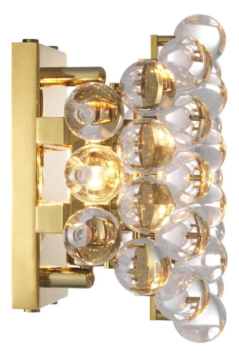 Casa Padrino luxury wall lamp gold 24.5 x 15 x H. 24 cm - Luxury Quality