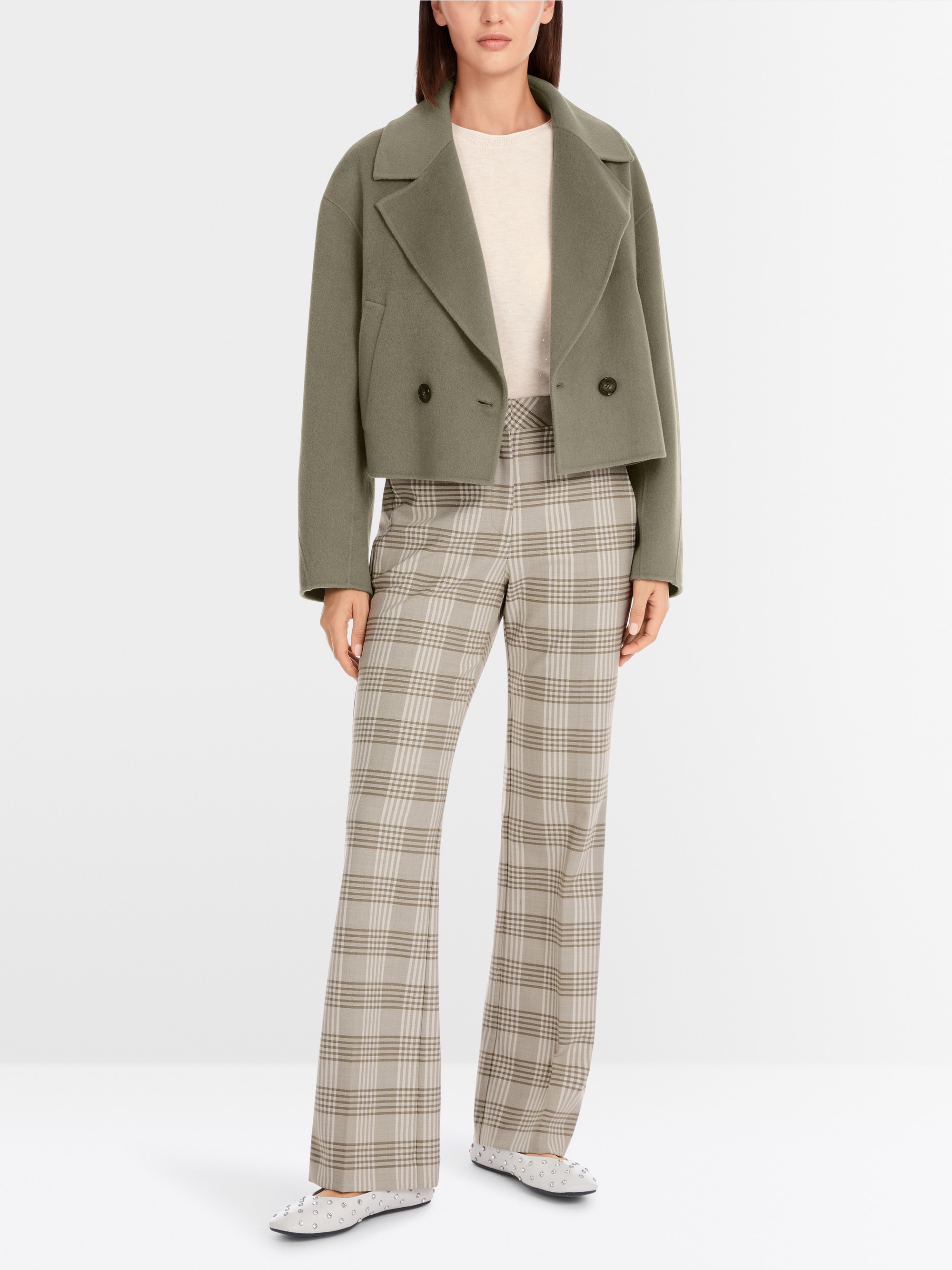 Marc-Cain FAID trousers in check design