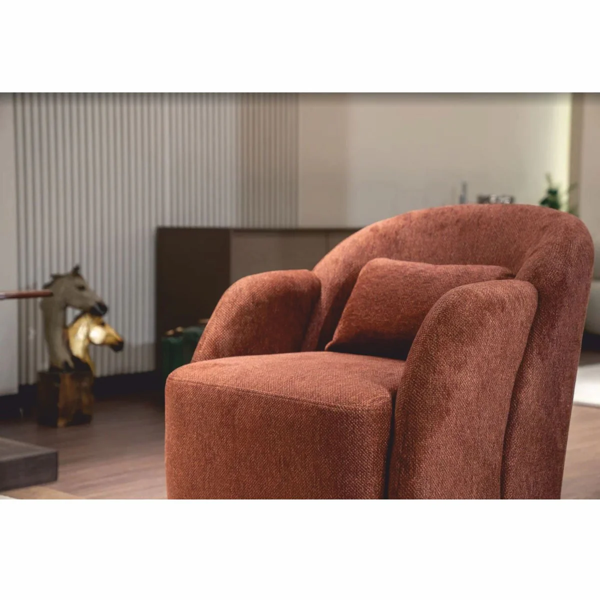 Casa Padrino sill¨®n de sal¨®n y hotel de lujo marr¨®n / natural 80 x 90 x A. 85 cm - Muebles de lujo