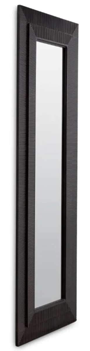 Casa Padrino espejo de pared de lujo lat¨®n vintage 78,5 x 3,5 x A. 215,5 cm - Espejo de sal¨®n - Espejo de dormitorio - Espejo de armario - Muebles de Lujo