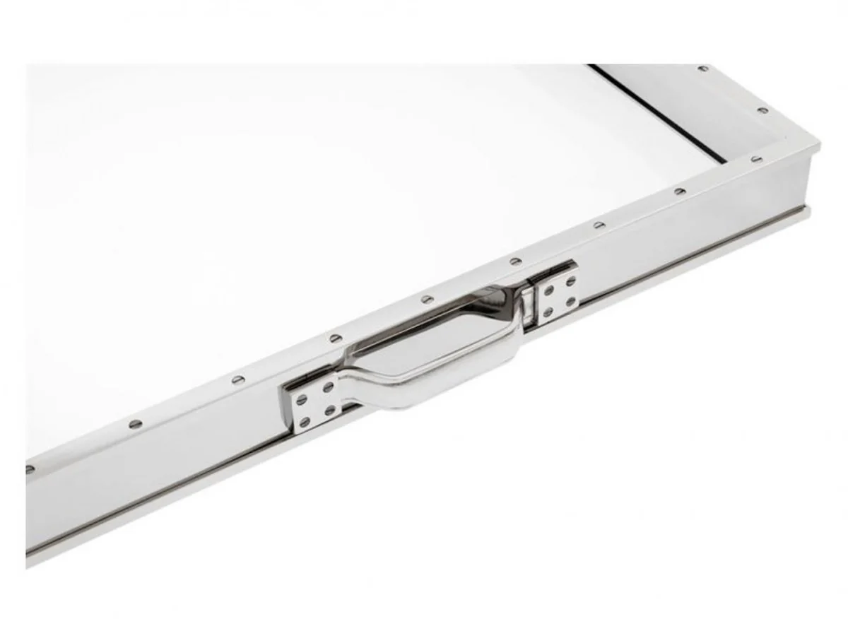 Casa Padrino luxury tray nickel plated 55 x 50 x H. 5 cm - Hotel Accessoires