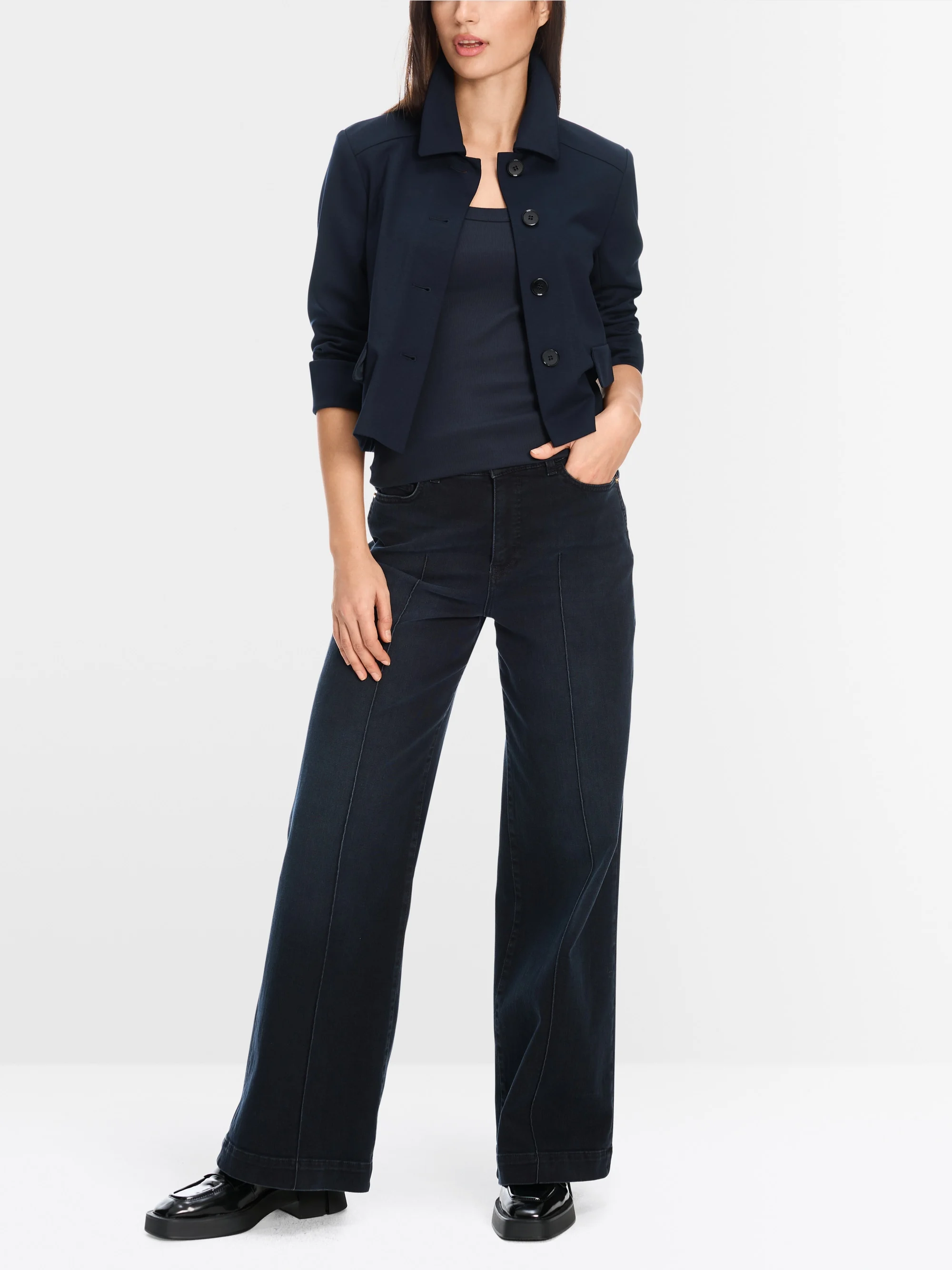 Marc-Cain Short jacket with Kent collar