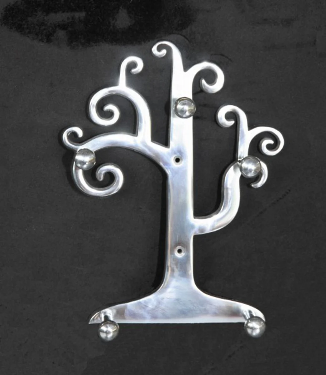 Casa Padrino Designer Wall Key and necklace holder made of aluminum, height 29 cm, width 24 cm - Wall Key Chain, Jewelry Tree - wall decoration