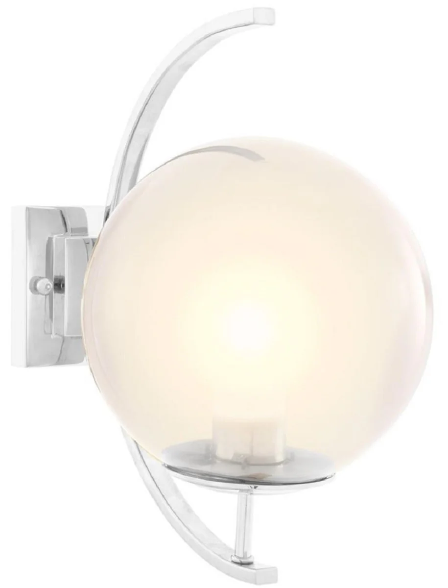 Casa Padrino lámpara de pared de diseño plata 20 x 30 x H. 32 cm - Muebles de Diseño