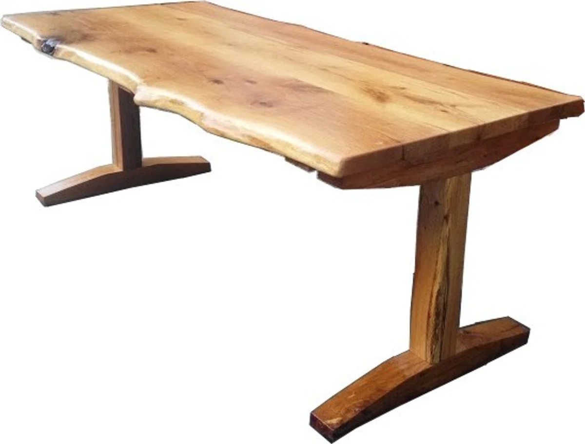Casa Padrino Vintage dining table Rustic Solid Oak 200 x 100 cm Mod TR4 - country-style table solid oak