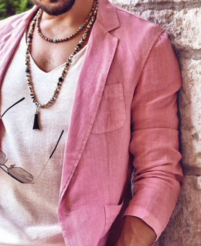 Daily Solid Color Single Breasted Pockets Notch Lapel Blazer