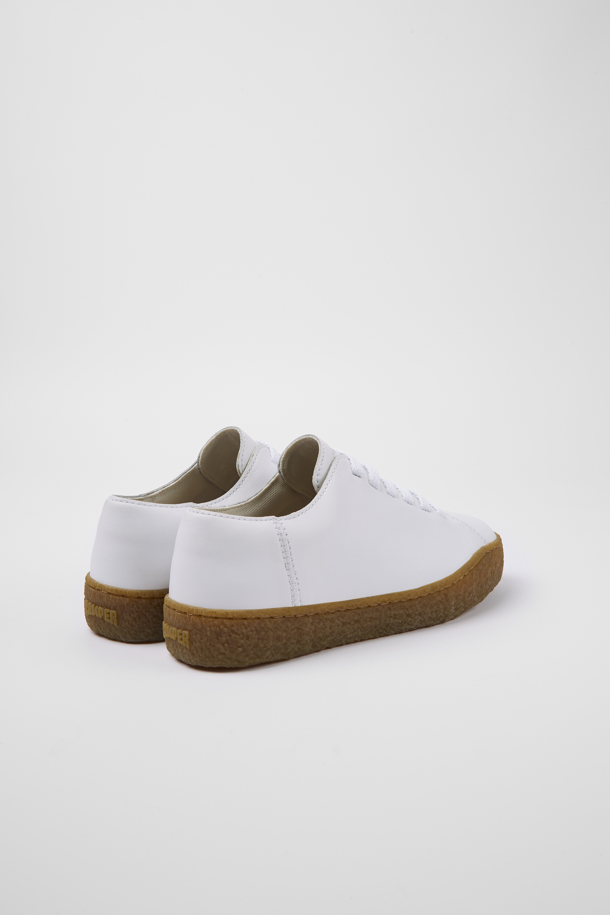 Peu Terreno - White leather shoes for women