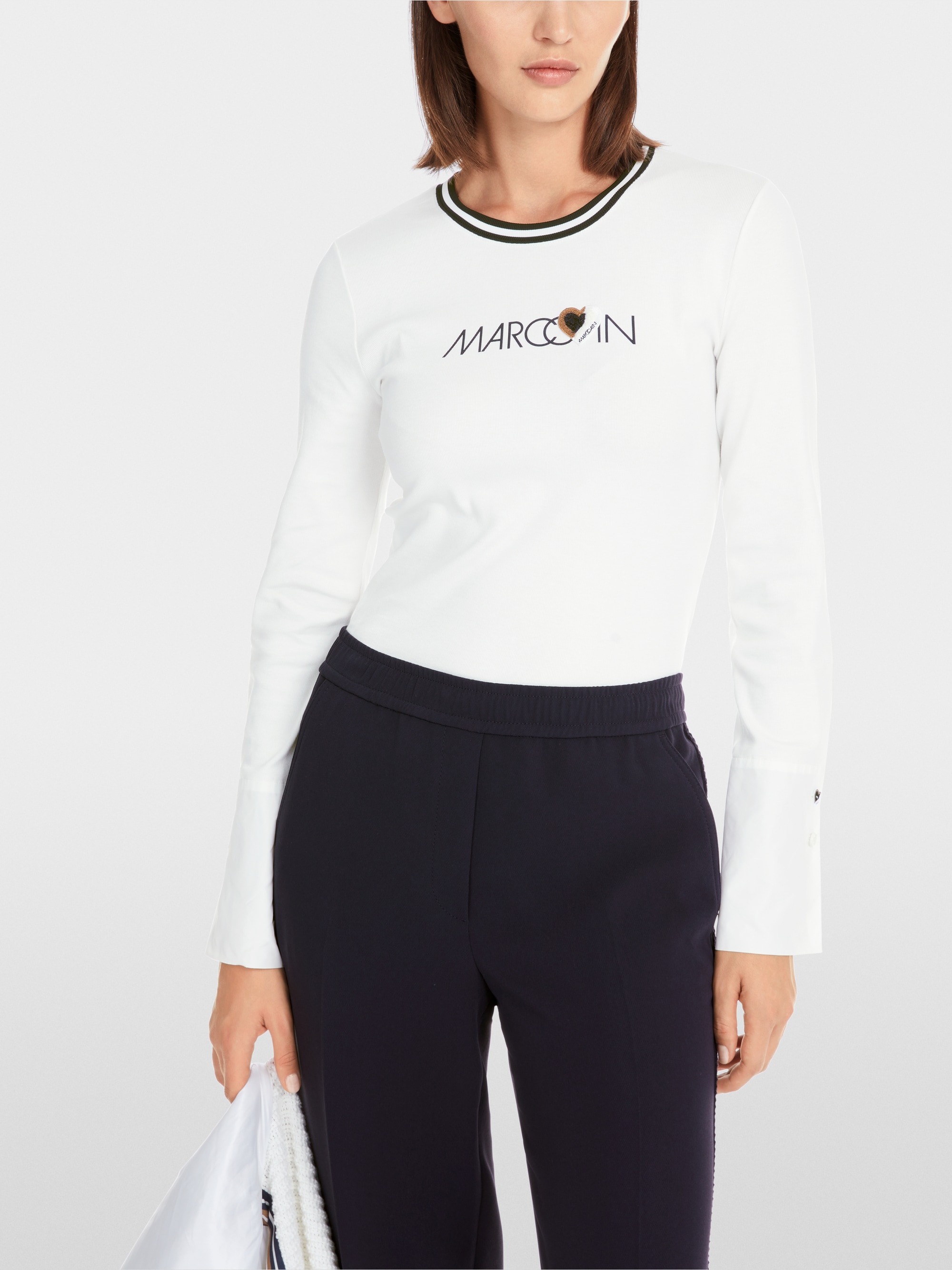 Marc-Cain Long-sleeve in cotton rib