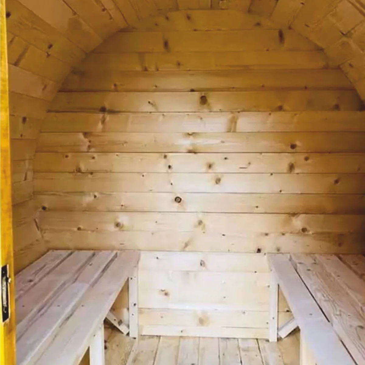 Casa Padrino sauna exterior de lujo natural / negro 400 x 220 cm - Sauna de jard¨ªn de madera maciza