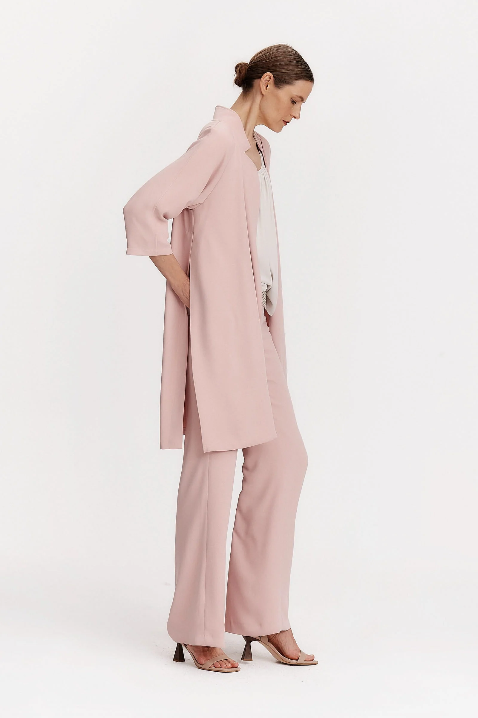 Rivera-spain Pantalón palazzo rosa