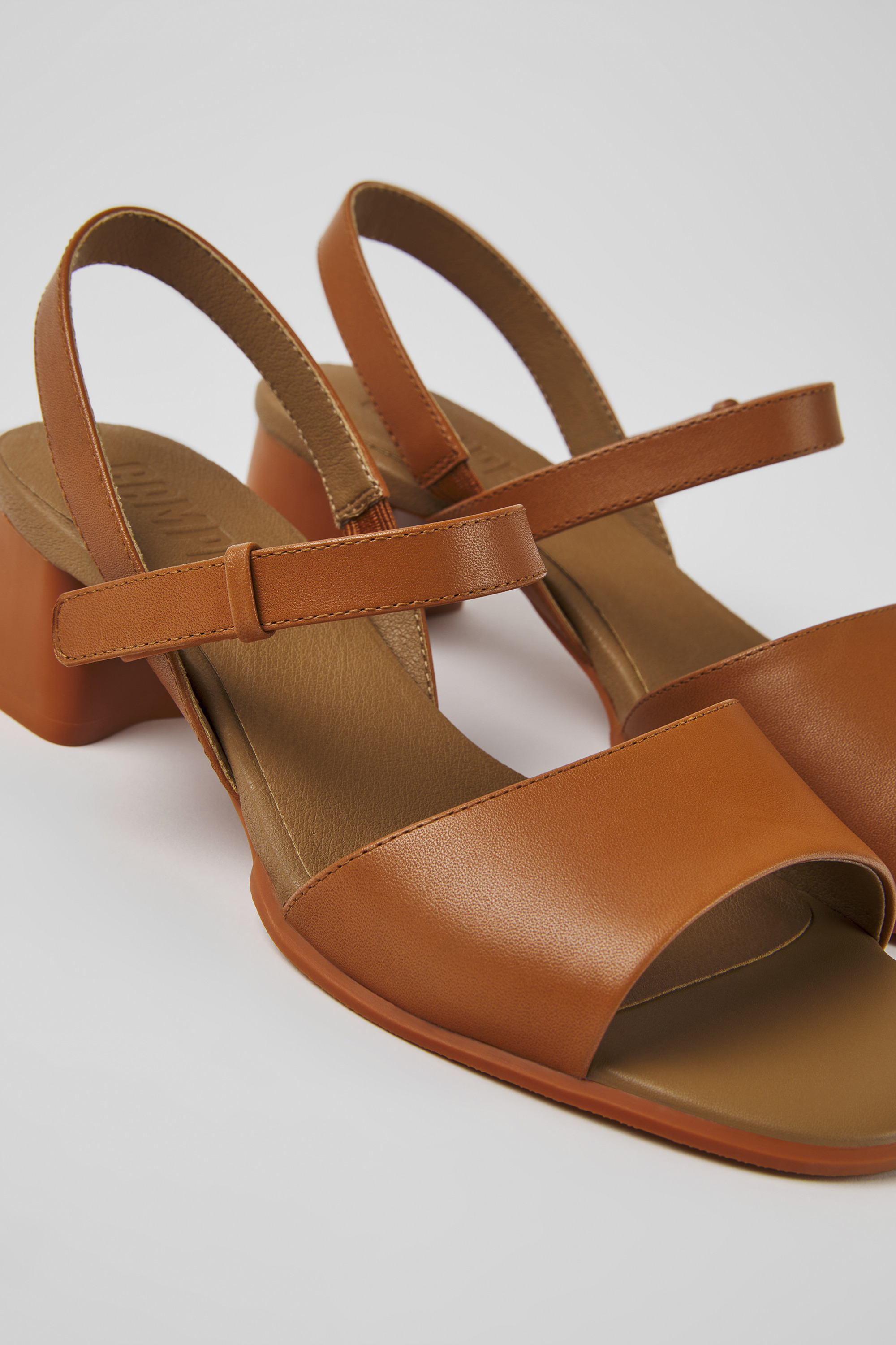 Katie - Women's brown strappy sandal