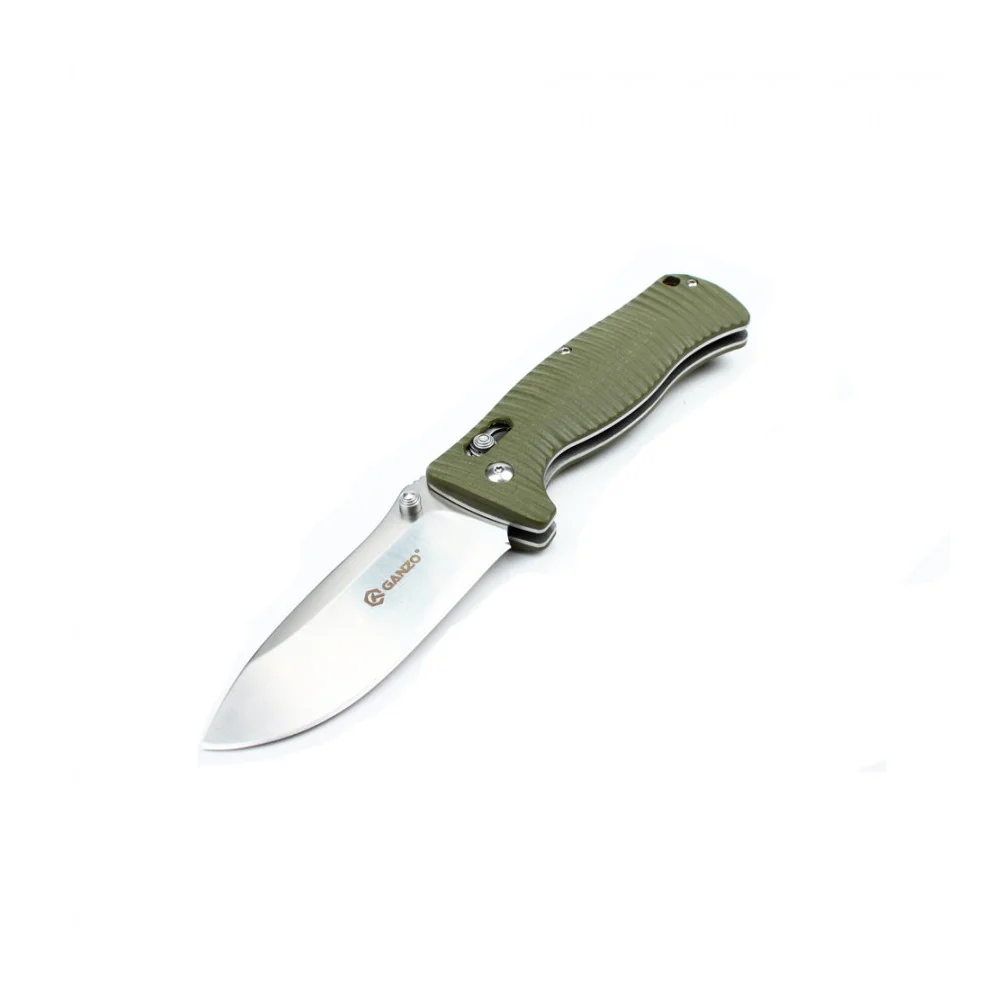 Navaja plegable de bolsillo Ganzo G720 KNIFE acero – verde