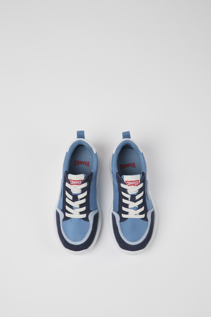 Driftie Blue canvas and nubuck sneakers for boys