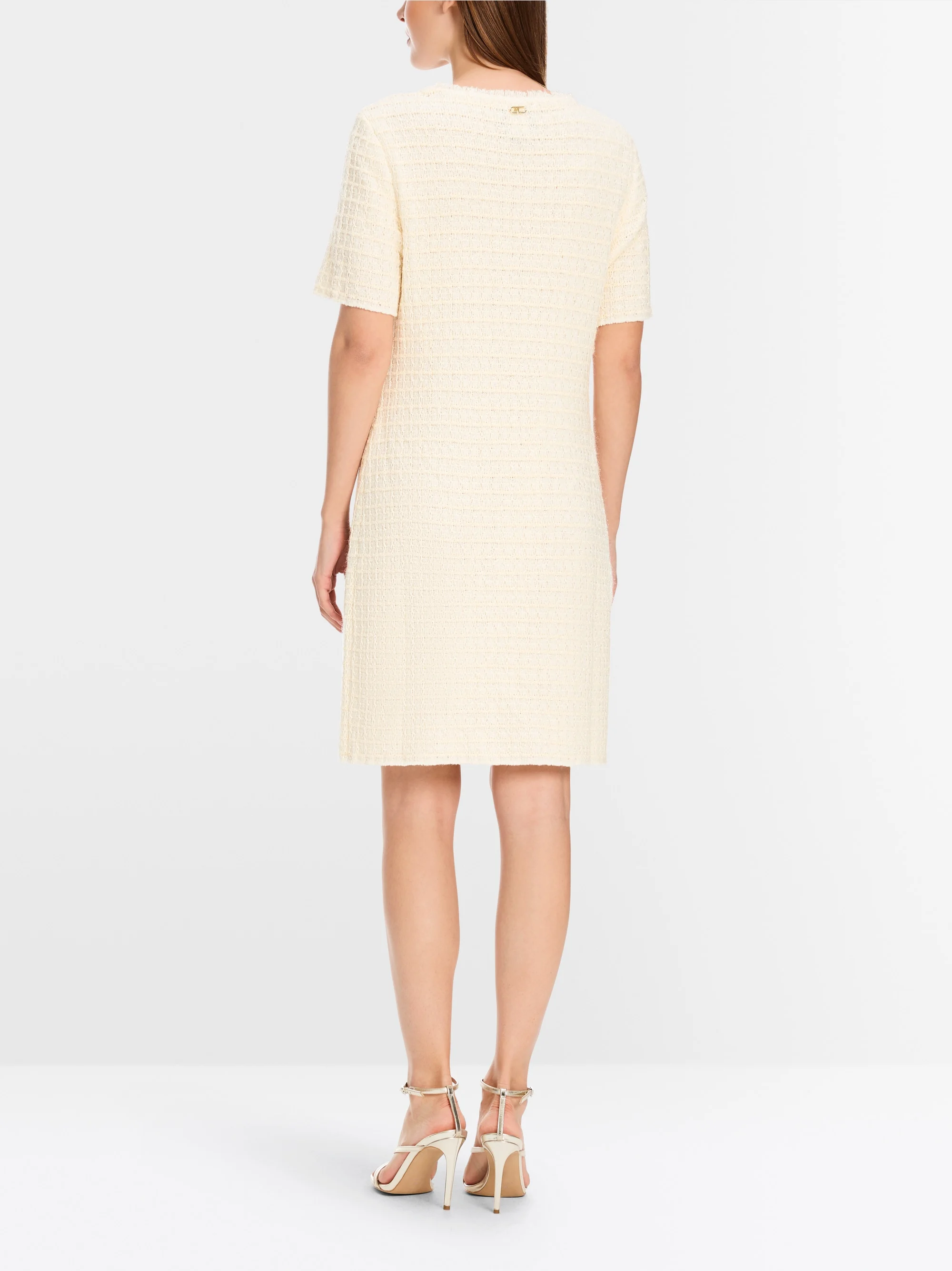 Marc-Cain Short sleeve dress: Knitted in Germany