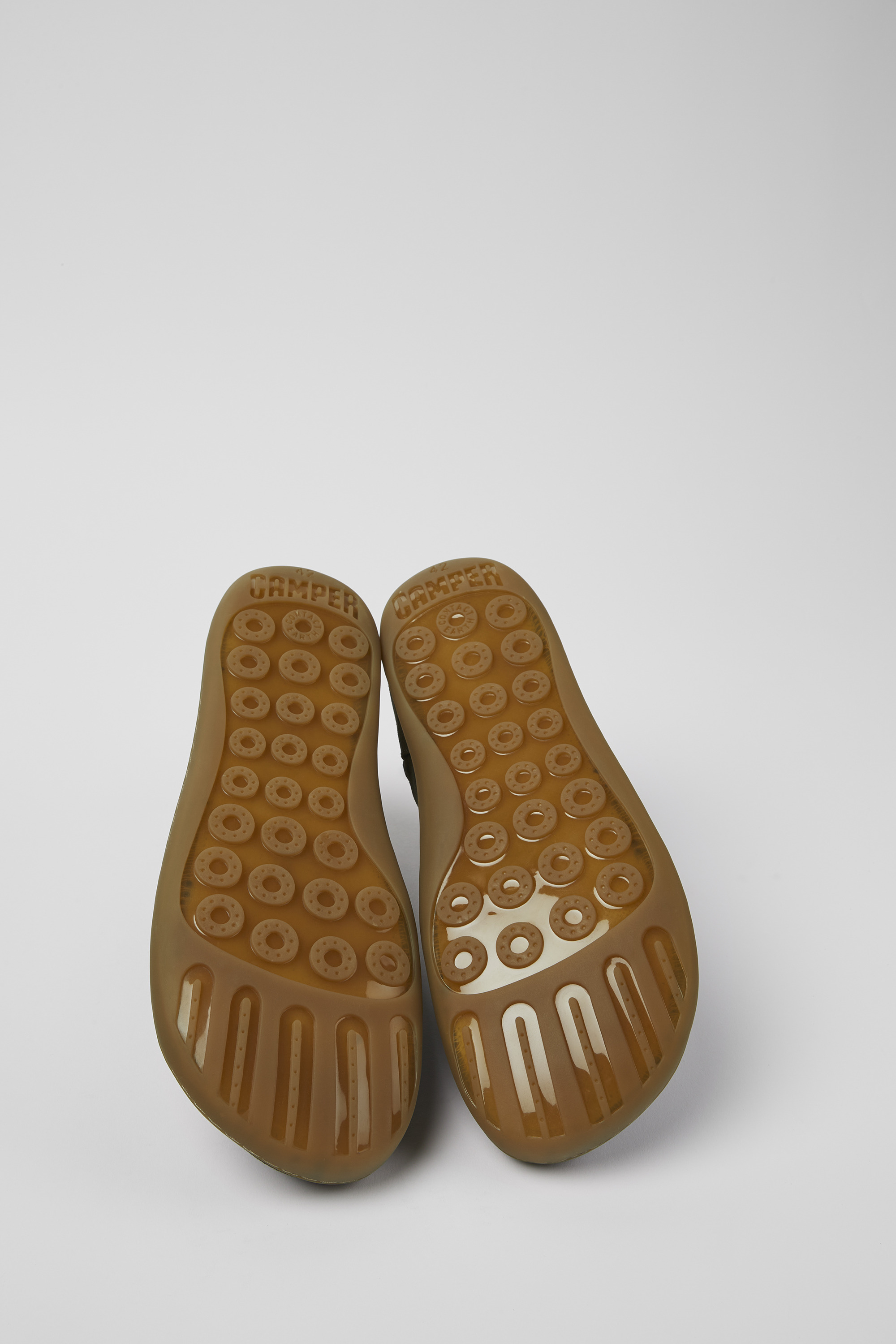 Peu - Green-gray nubuck ankle boots for men