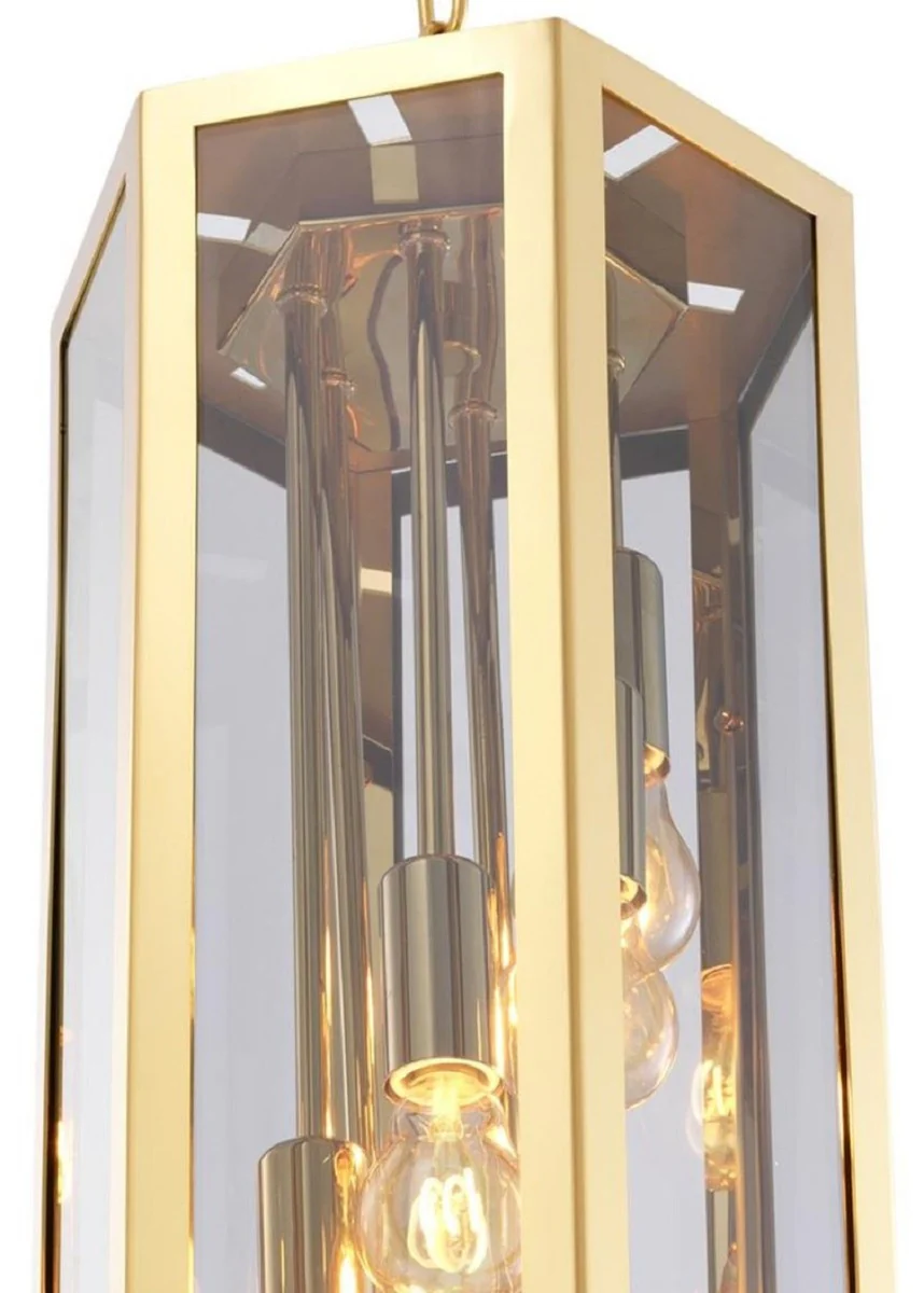 Casa Padrino Araña de Lujo Oro / Gris 23 x 23 x H. 77 cm - Muebles para Hoteles y Restaurantes