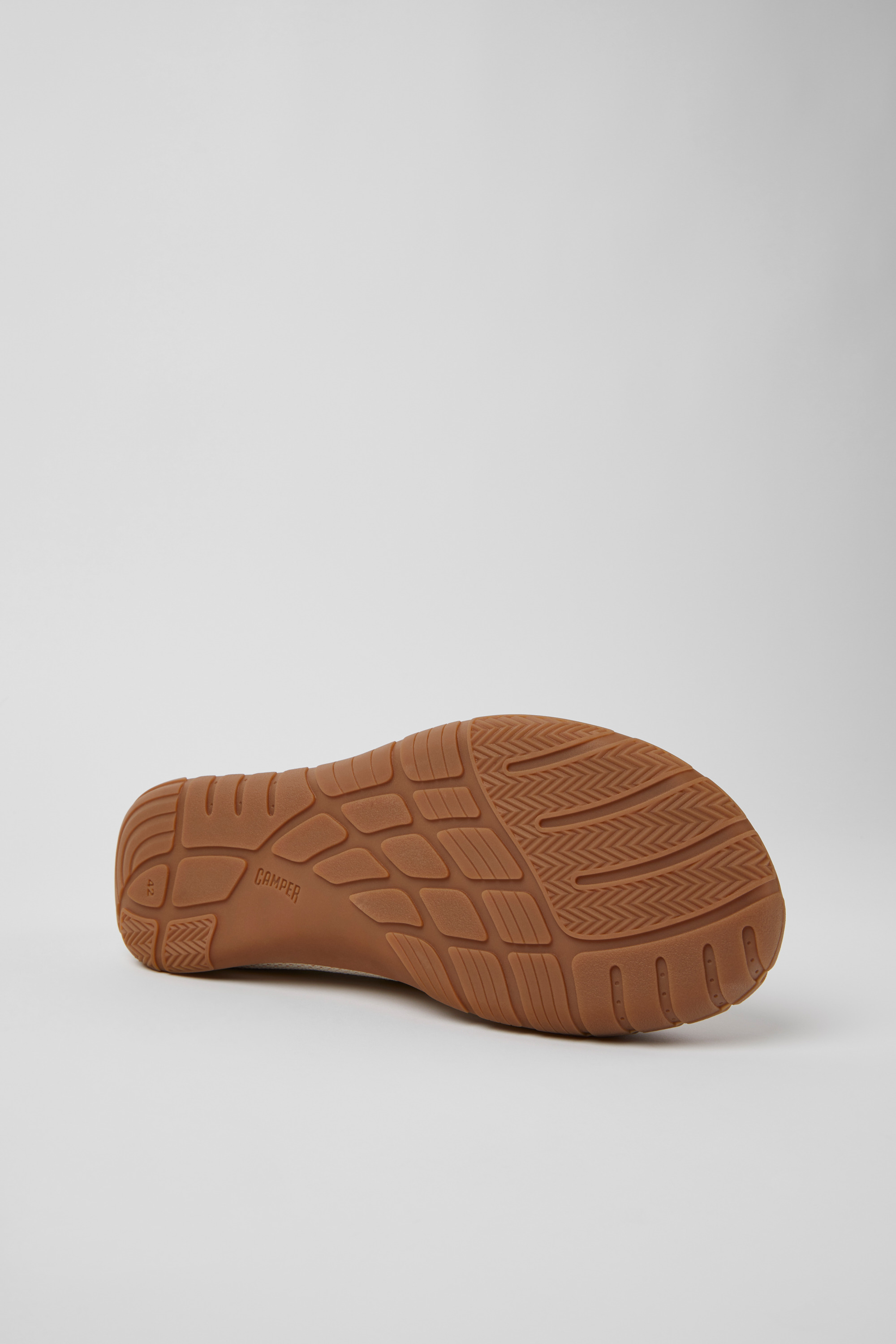 Path - Gray and brown textile sneakers for men