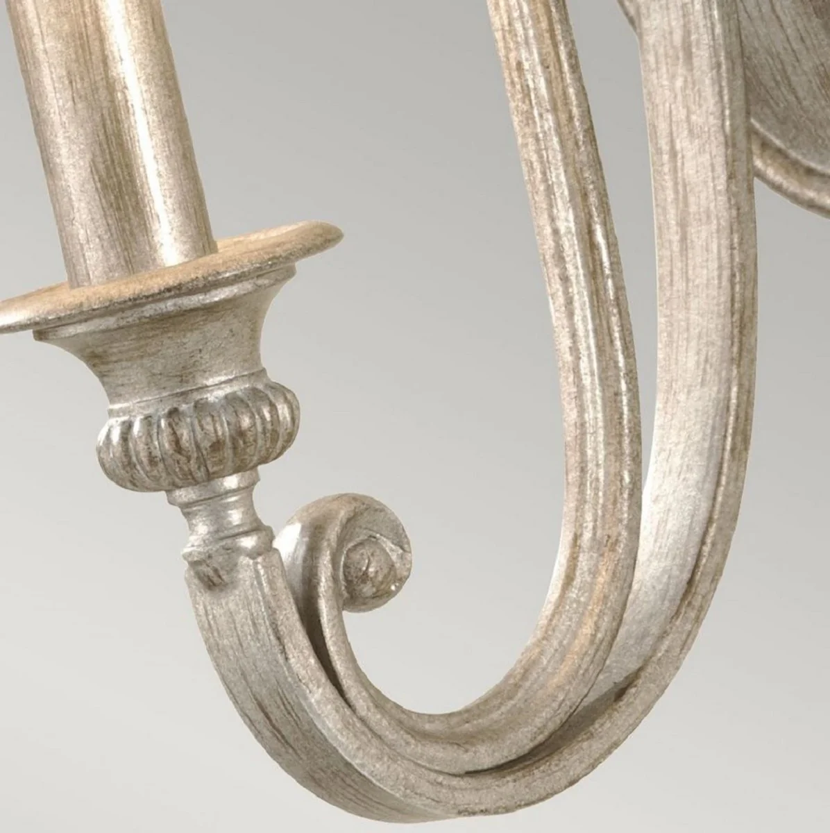 Casa Padrino l¨¢mpara de pared barroco plata / oro A. 39,1 cm - Apliques de estilo barroco