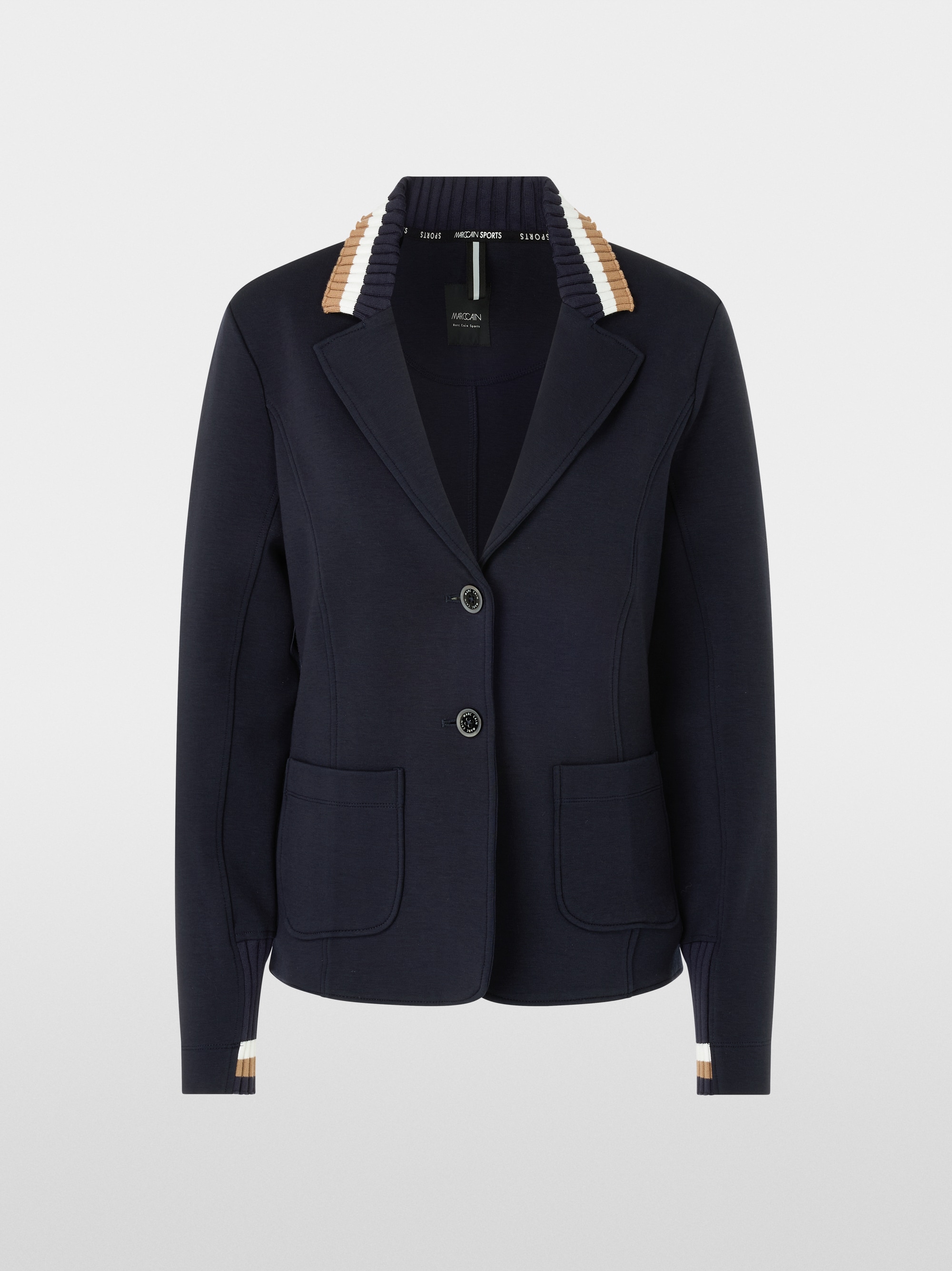 Marc-Cain Fitted jersey blazer