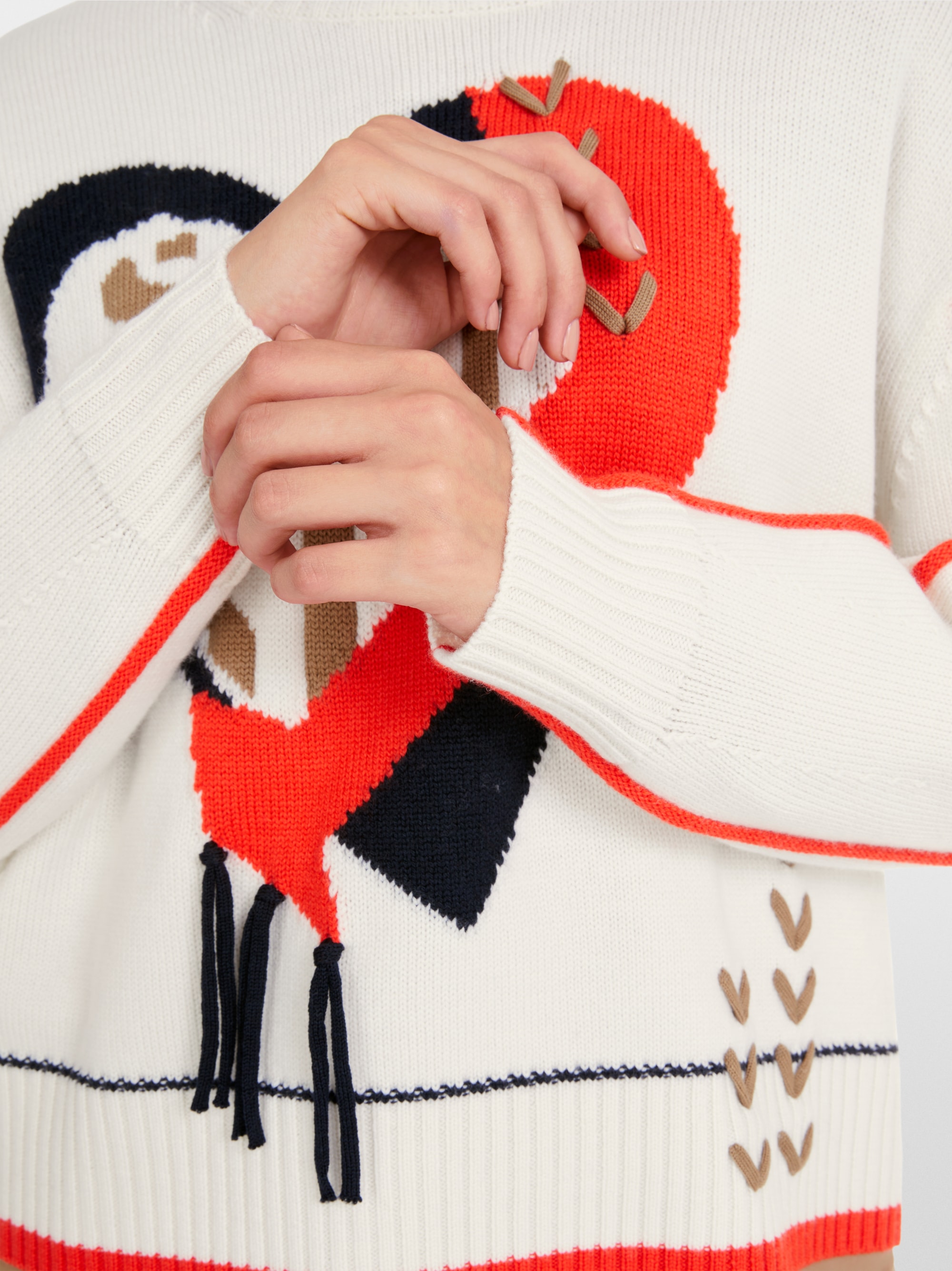 Marc-Cain Sweater in pure wool