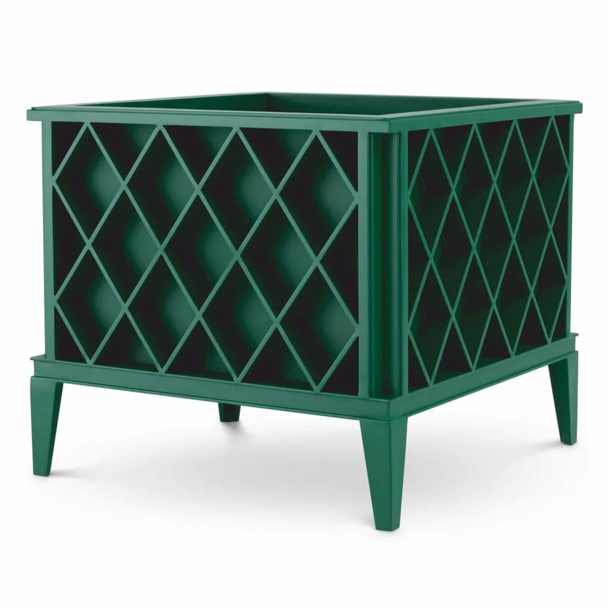 Casa Padrino maceta de lujo verde 76 x 76 x A. 69 cm - Decoraci¨®n de jard¨ªn
