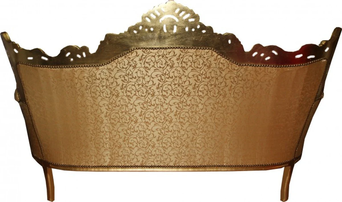 Casa Padrino Baroque sofa Master Gold Pattern / Gold Antique Furniture