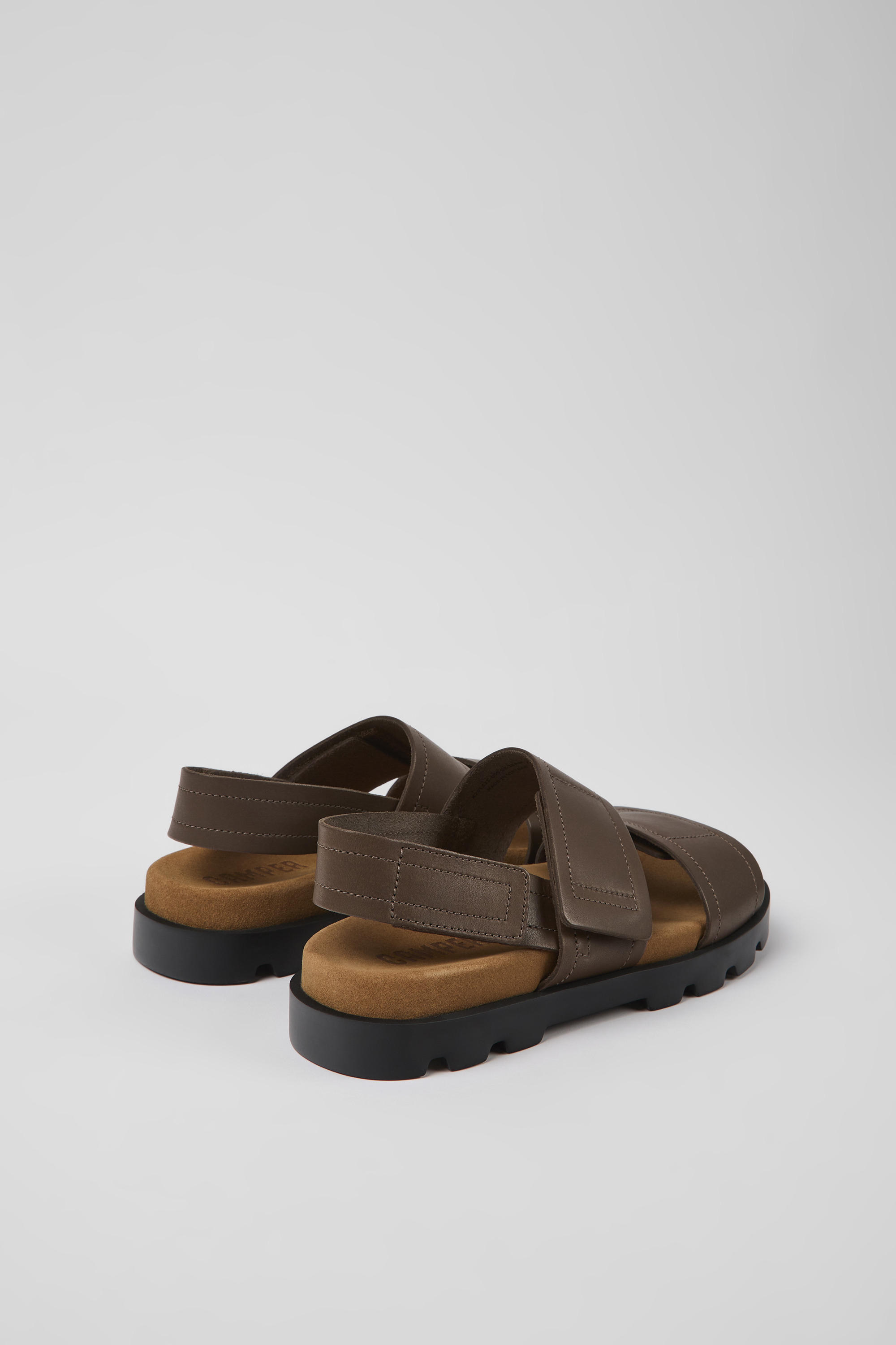 Brutus Sandal - Brown leather sandals for women