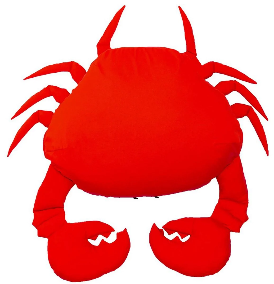 Casa Padrino puf de lujo cangrejo rojo 120 x 110 x A. 35 cm - Puf flotante - Coj¨ªn de asiento hecho a mano - Decoraci¨®n de jard¨ªn - Decoraci¨®n de terraza - Decoraci¨®n de piscina