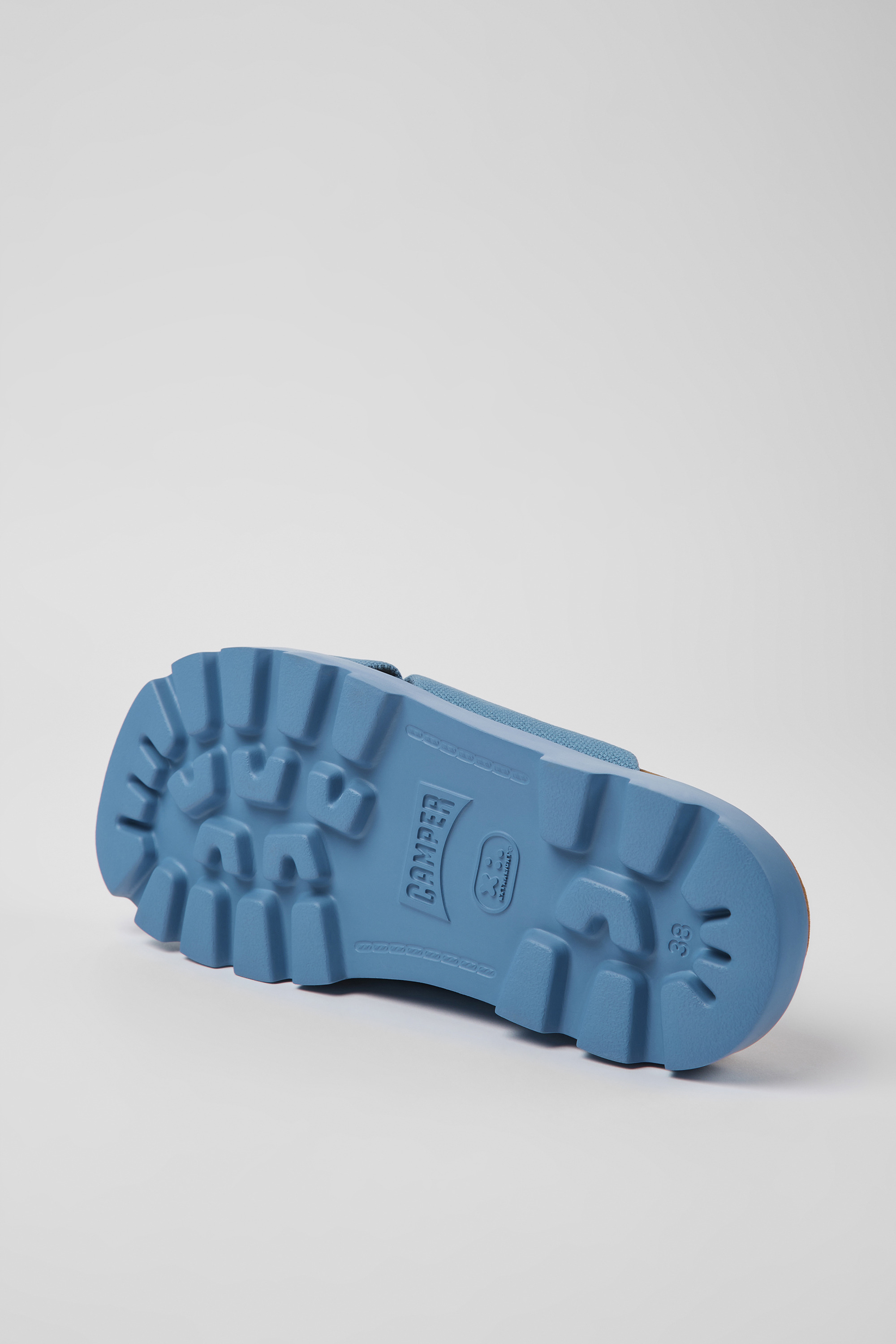 Brutus Sandal - Blue recycled cotton sandals for women