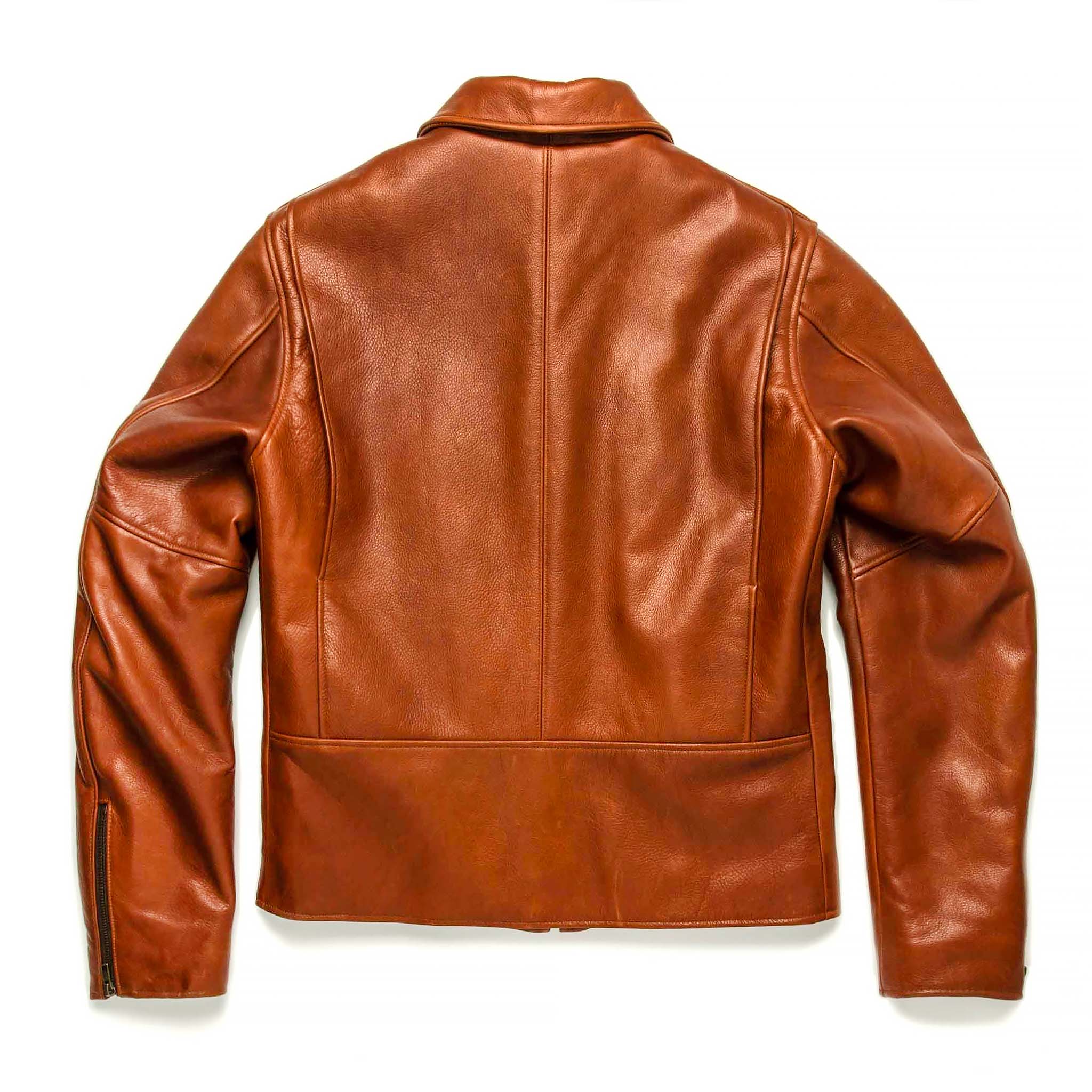 The Moto Jacket in Whiskey Steerhide
