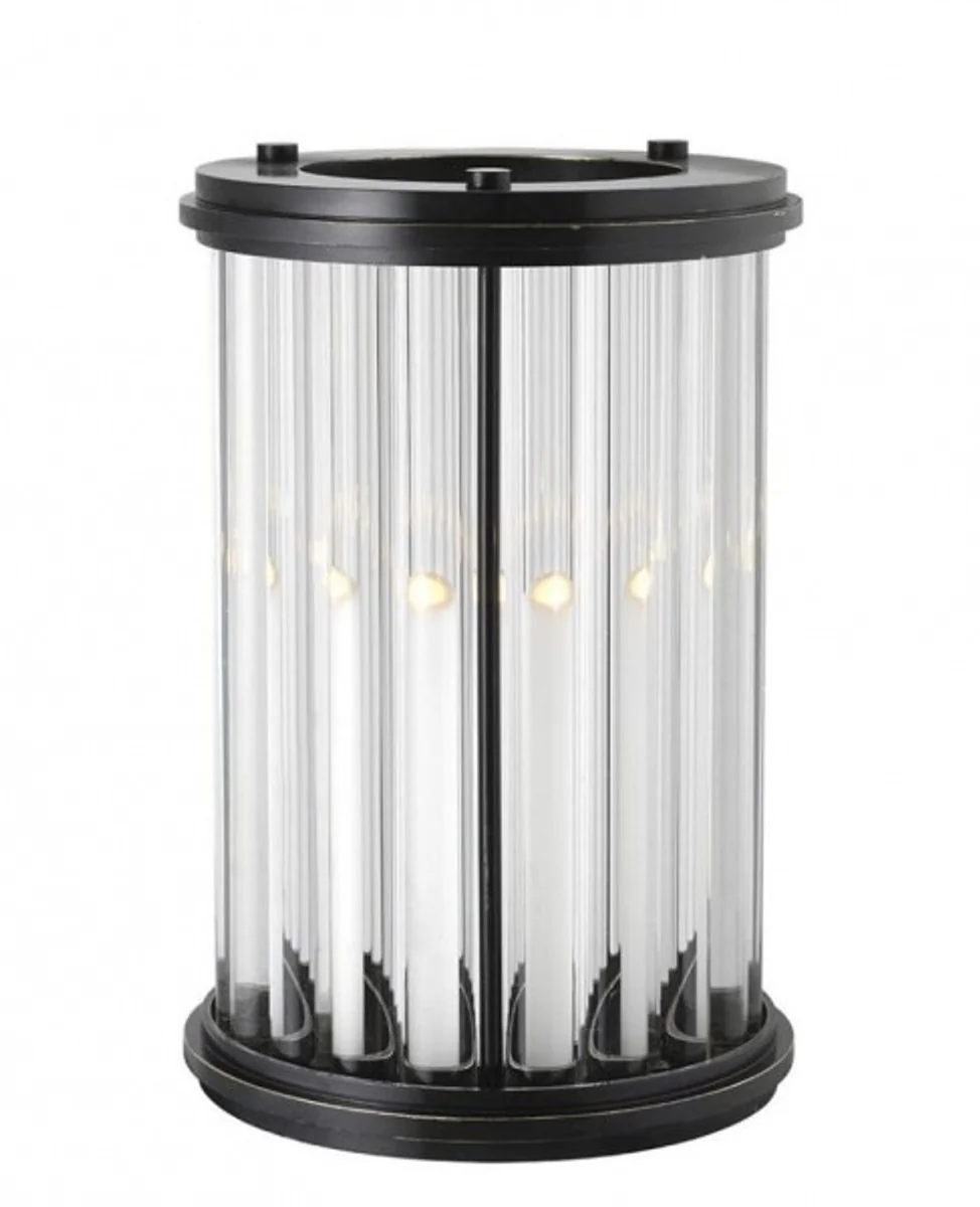 Casa Padrino designer candle holder / lantern bronze finish 26.5 x H. 40 cm - Hotel Accessories