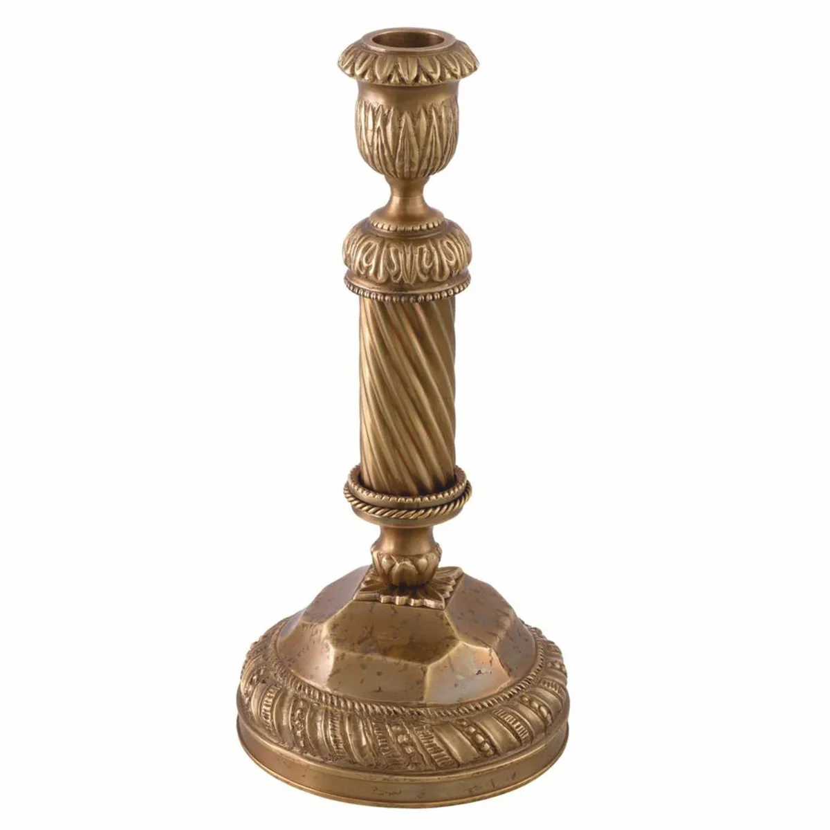 Casa Padrino Portavela Barroco de Lujo Lat¨®n Vintage A. 25 cm - Accesorios Decorativos Barrocos