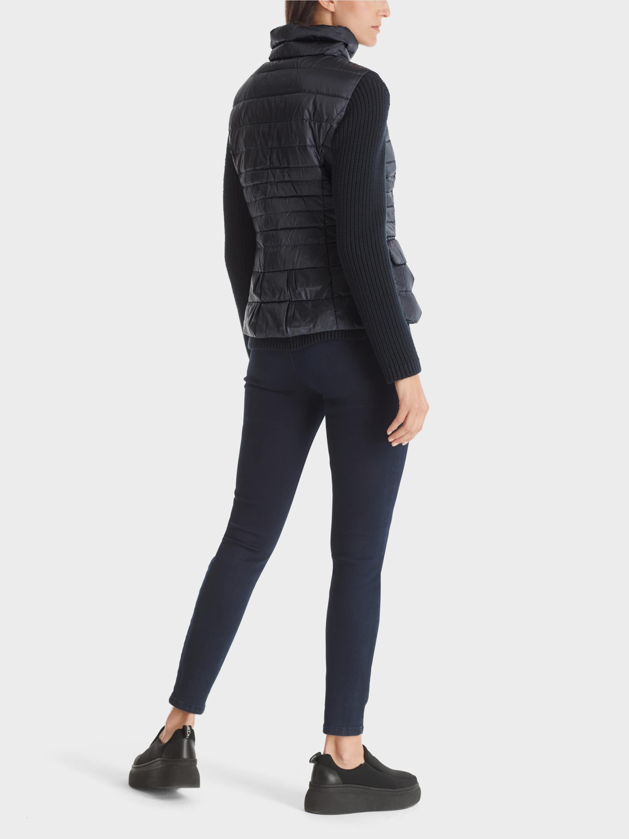 Marc-Cain Quilted waistcoat with down lining