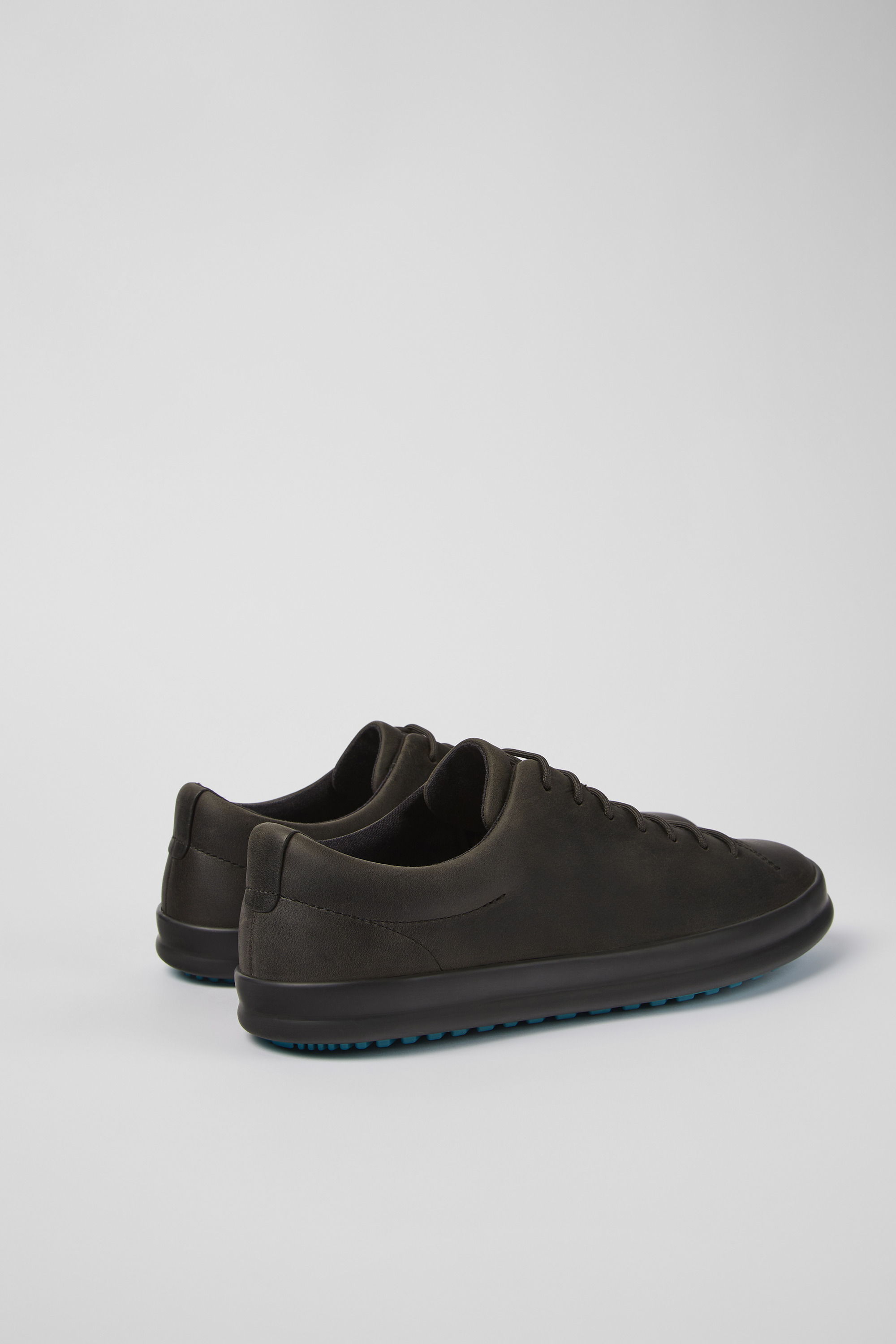 Chasis - Gray leather shoes for men