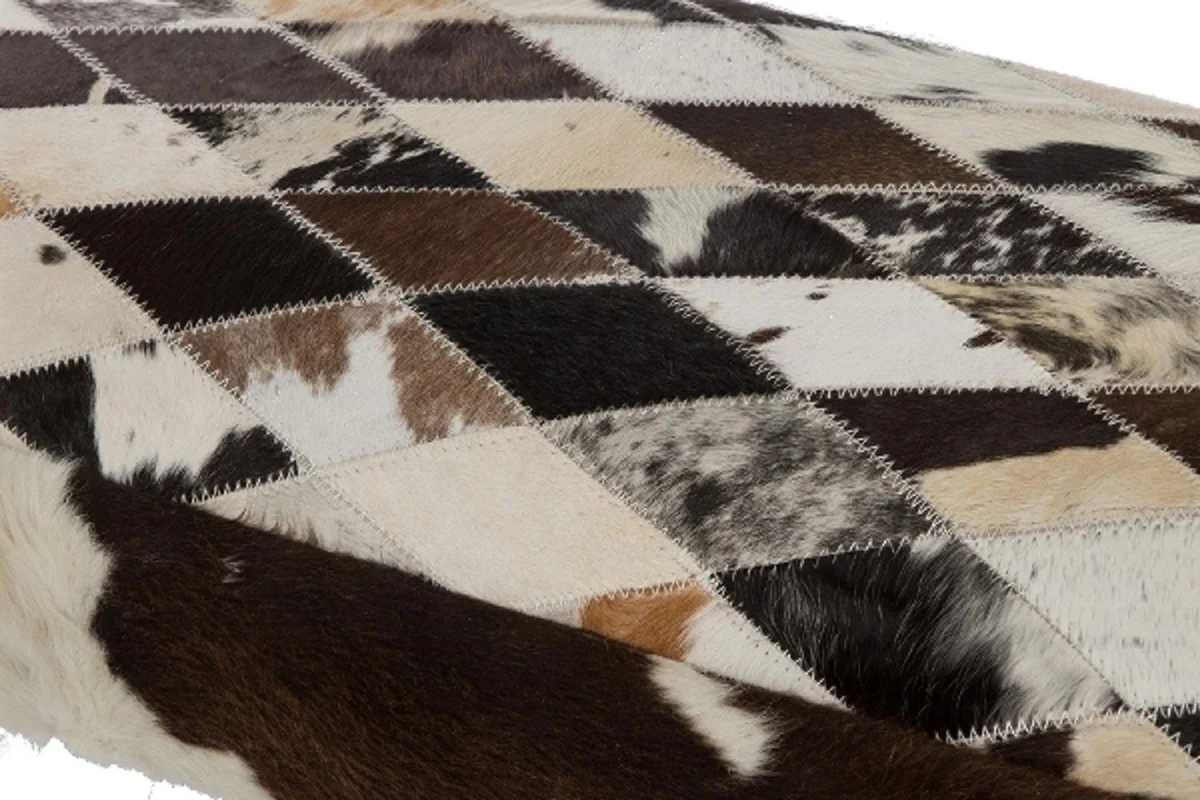 Casa Padrino banco de salón de lujo multicolor 125 x 37 x H. 40 cm - Muebles de Salón de Lujo