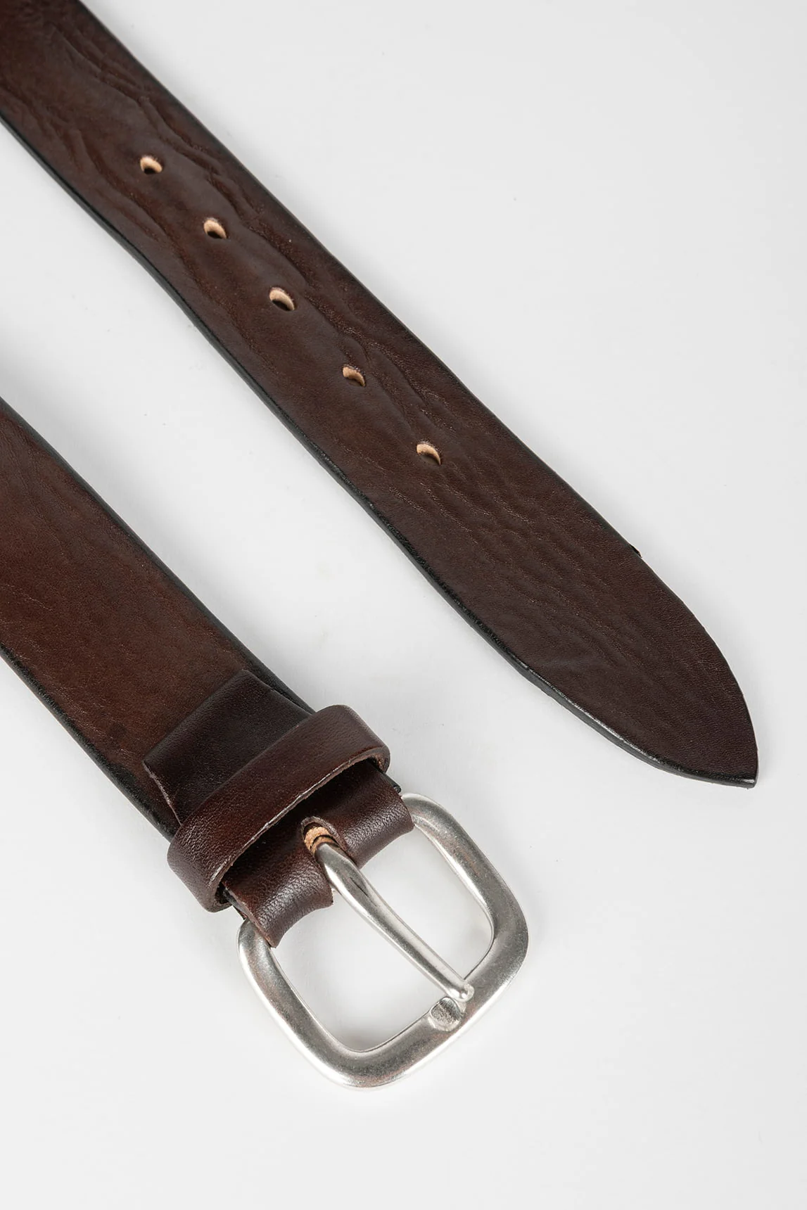 Rivera-spain Cinturón Italian Belts piel lisa marrón