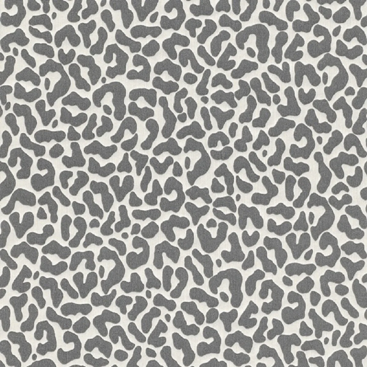 Casa Padrino papel tapiz textil barroco blanco / antracita 10,05 x 0,53 m - Papel Pintado para Sala de Estar - Accesorios Decorativos