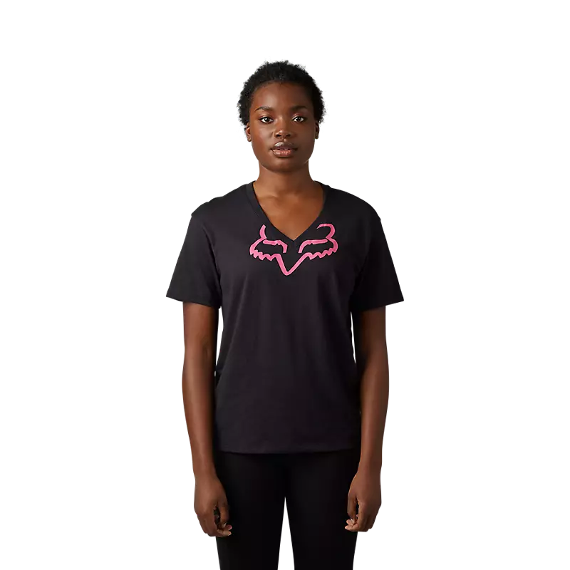 Womens Boundary Black/Pink Tee