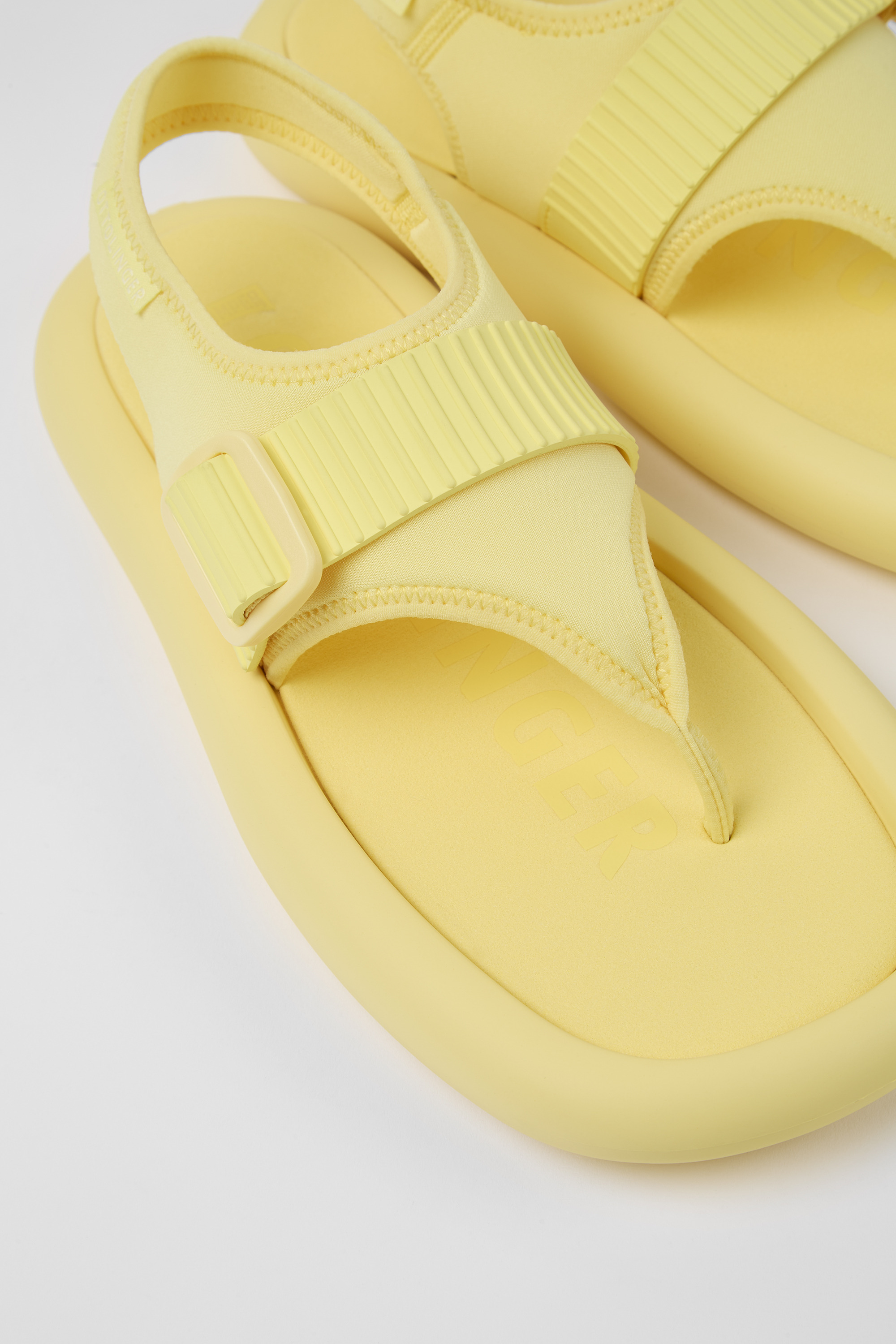 Ottolinger - Yellow sandals for women by Camper x Ottolinger